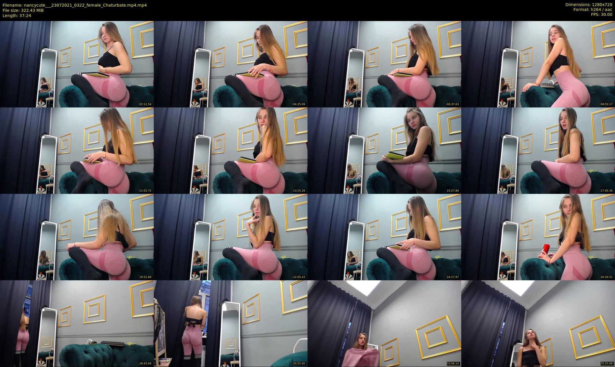 nancycute__ — 38 minute Chaturbate female cam show recording, 720p, Jul 23, 2021