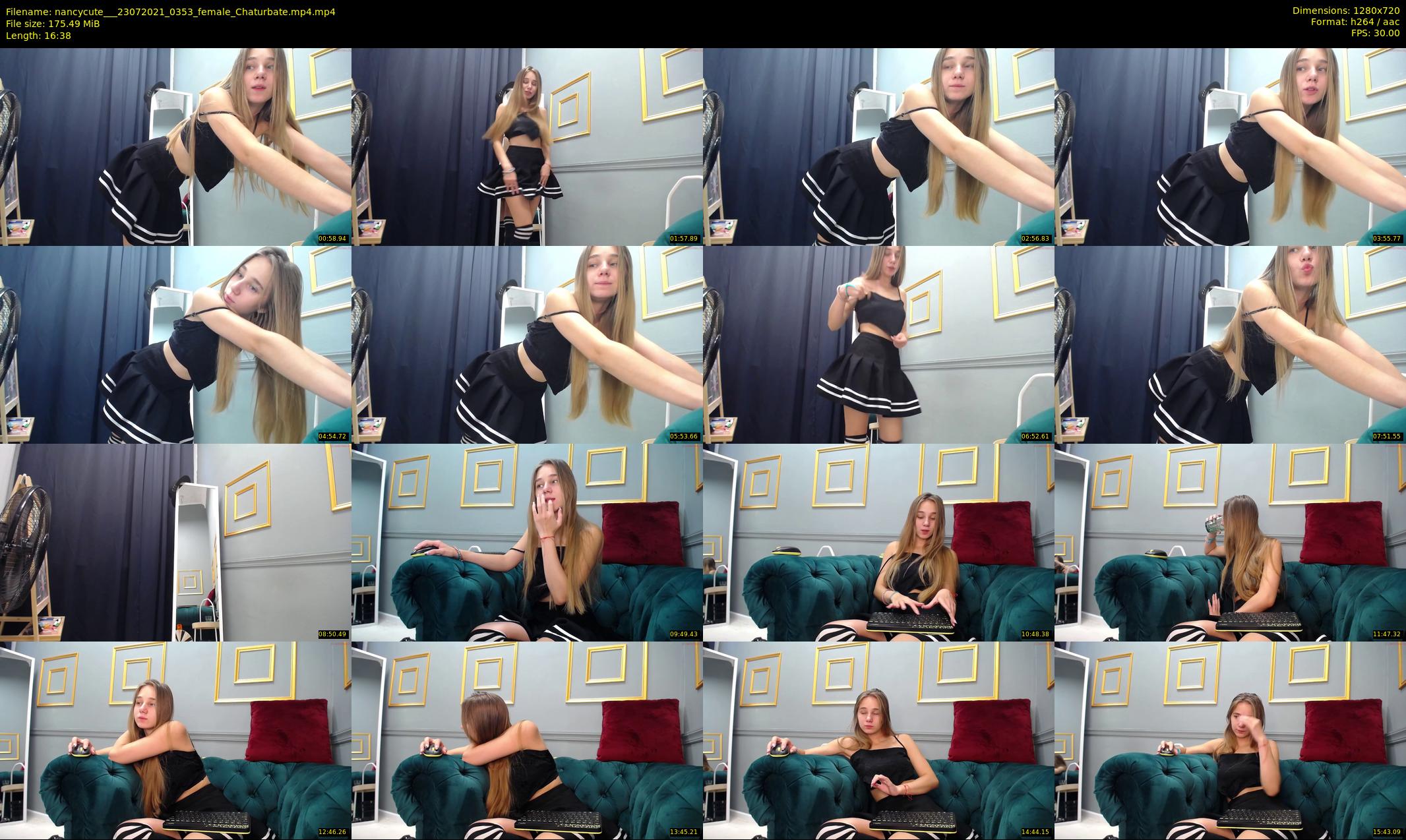 nancycute__ — 17 minute Chaturbate female cam show recording, 720p, Jul 23, 2021