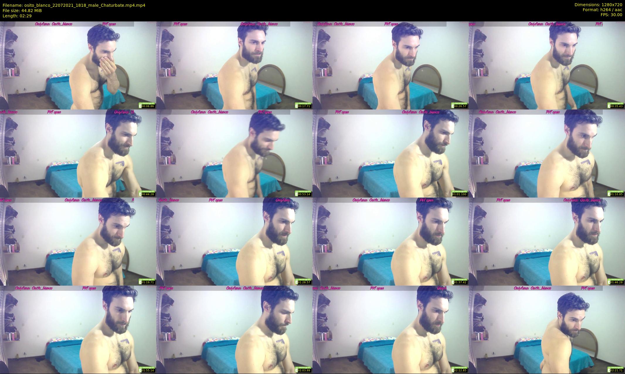osito_blanco — 3 minute Chaturbate male cam show recording, 720p, Jul 22, 2021