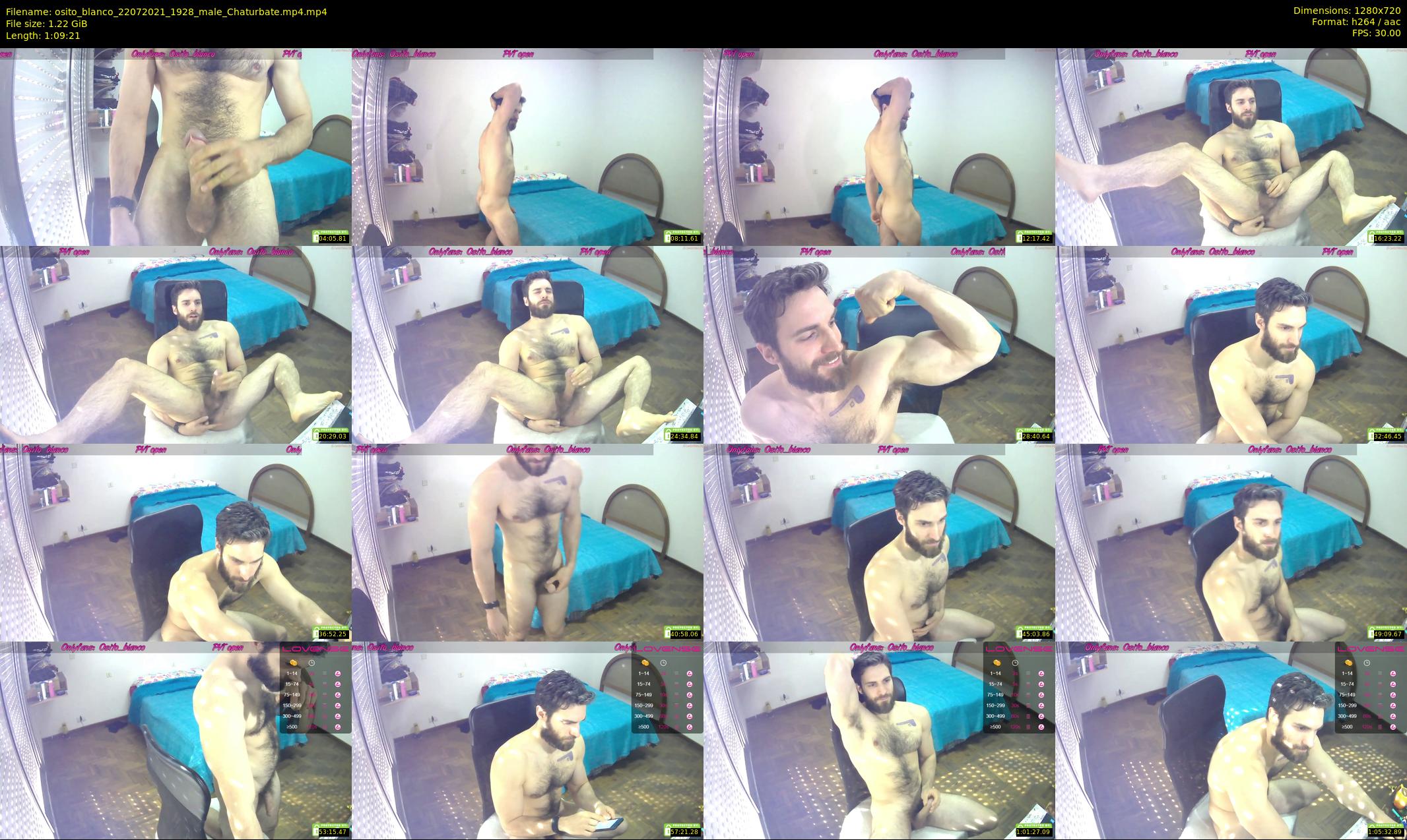 osito_blanco — 70 minute Chaturbate male cam show recording, 720p, Jul 22, 2021