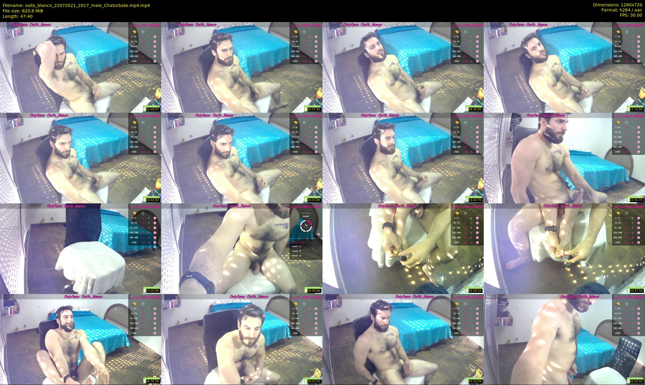 osito_blanco — 48 minute Chaturbate male cam show recording, 720p, Jul 22, 2021