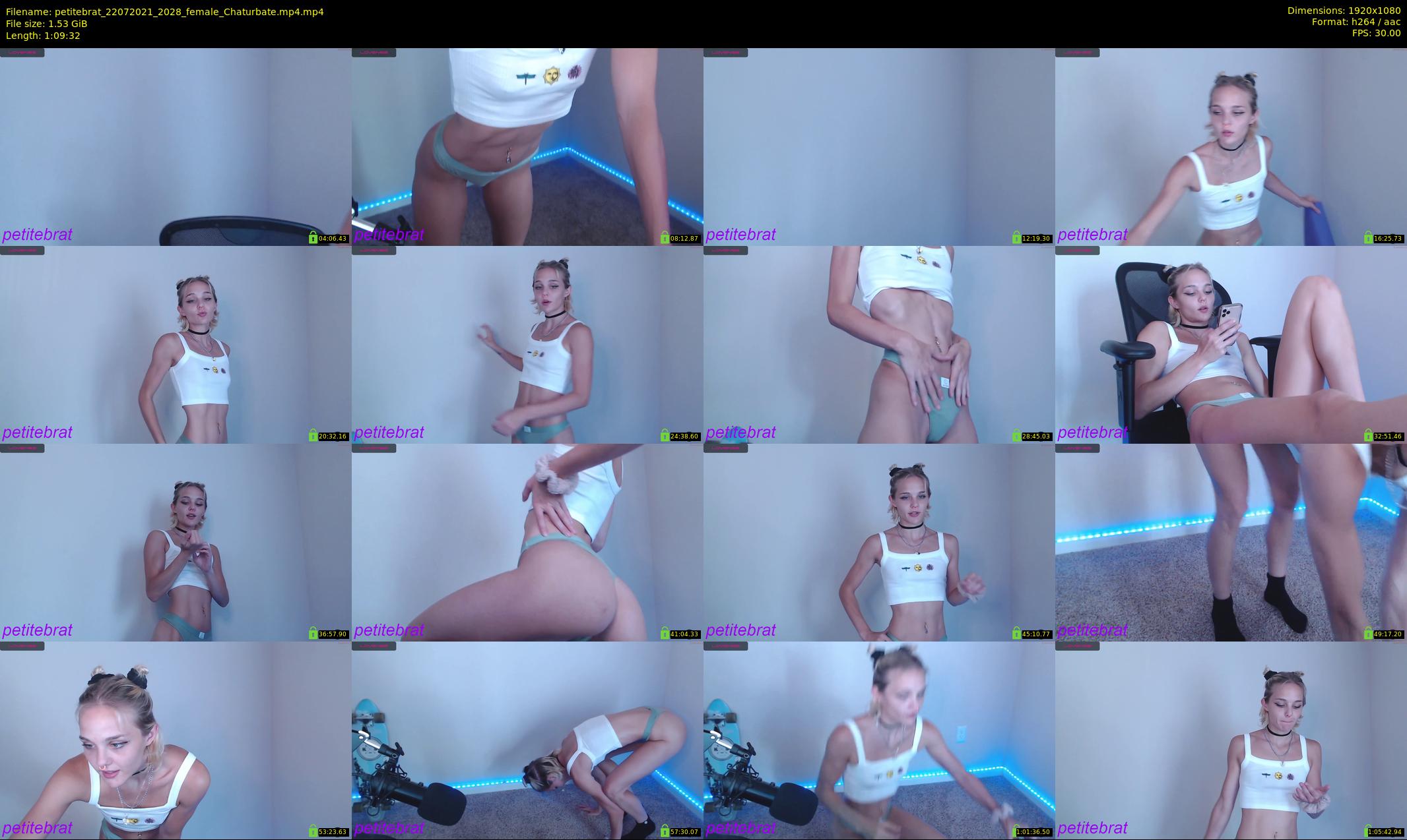 petitebrat — 70 minute Chaturbate female cam show recording, 1080p, Jul 22, 2021