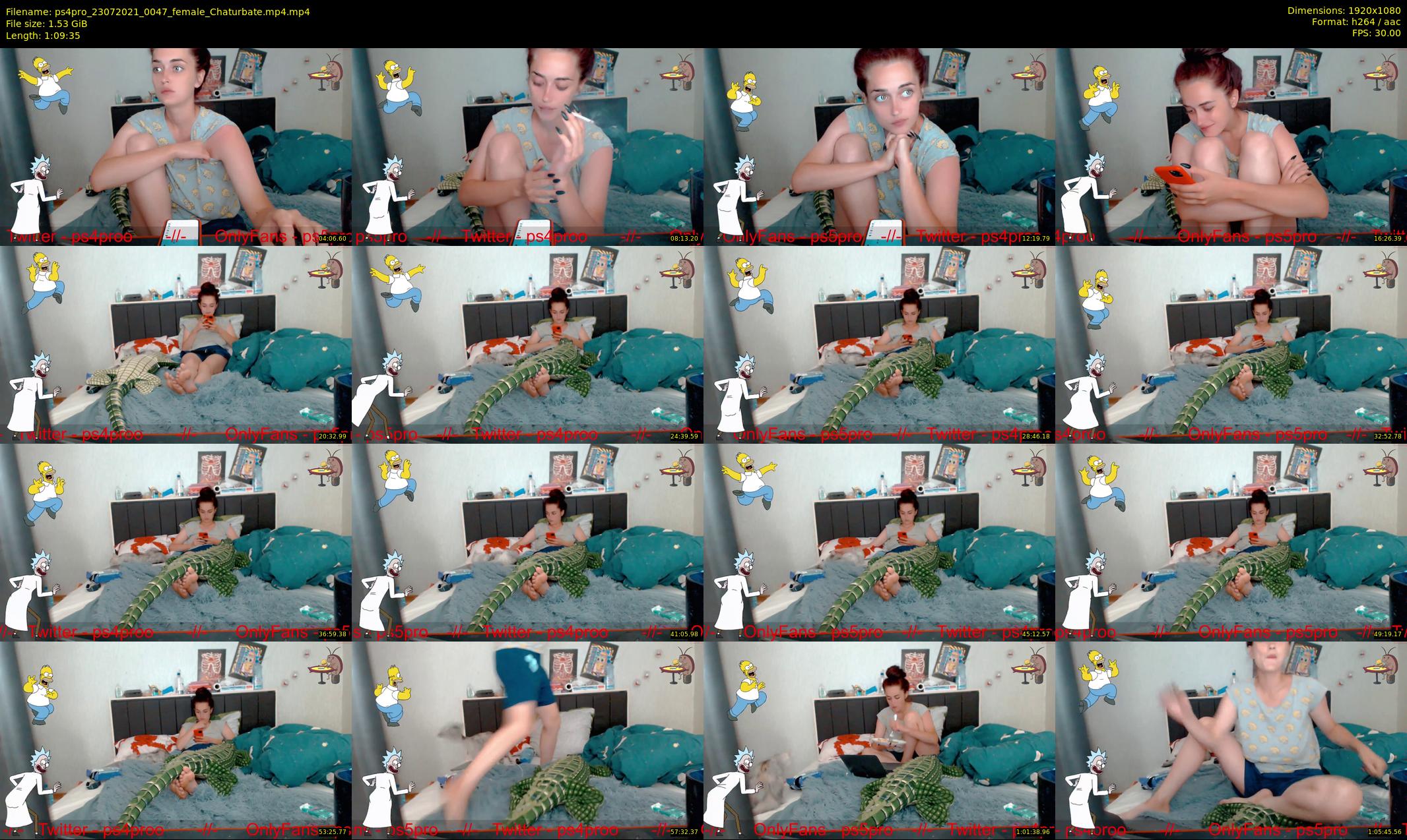 ps4pro — 70 minute Chaturbate female cam show recording, 1080p, Jul 23, 2021