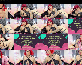 pyrowayne — 74 minute Chaturbate female cam show recording, 1080p, Jul 23, 2021