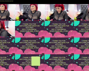 pyrowayne — 11 minute Chaturbate female cam show recording, 1080p, Jul 23, 2021