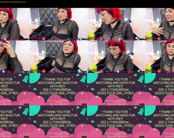 pyrowayne — 15 minute Chaturbate female cam show recording, 1080p, Jul 23, 2021