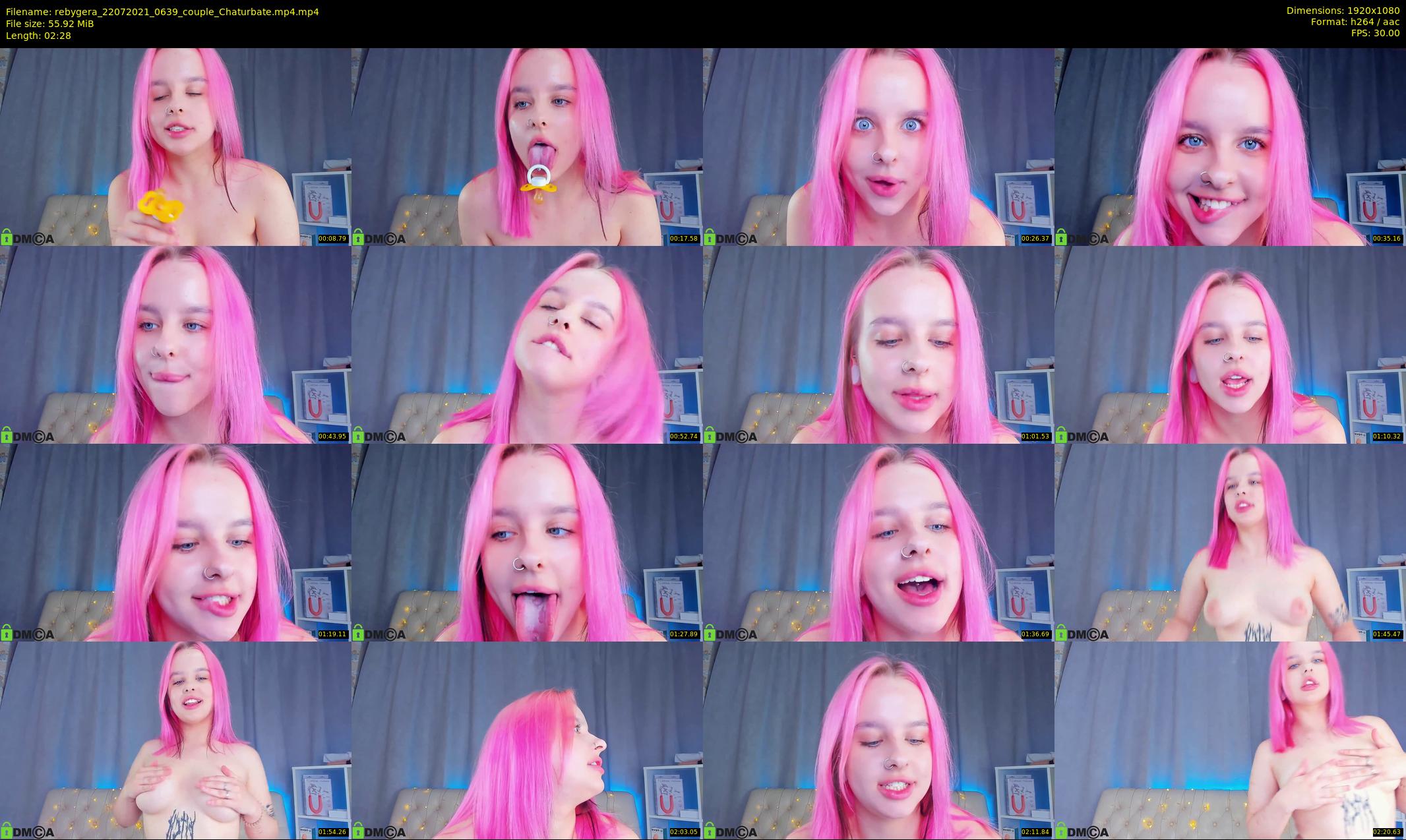 rebygera — 3 minute Chaturbate couple cam show recording, 1080p, Jul 22, 2021