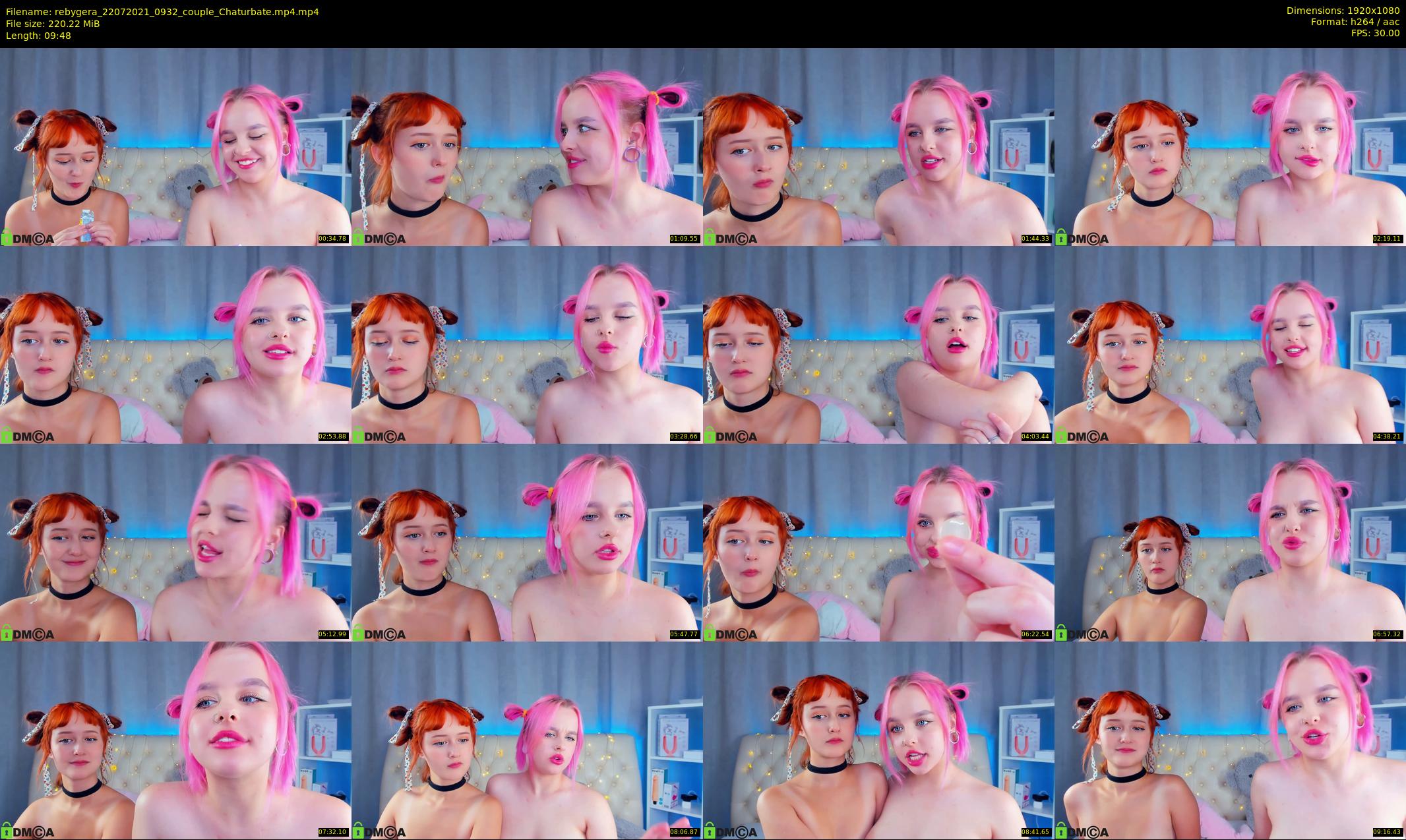rebygera — 10 minute Chaturbate couple cam show recording, 1080p, Jul 22, 2021
