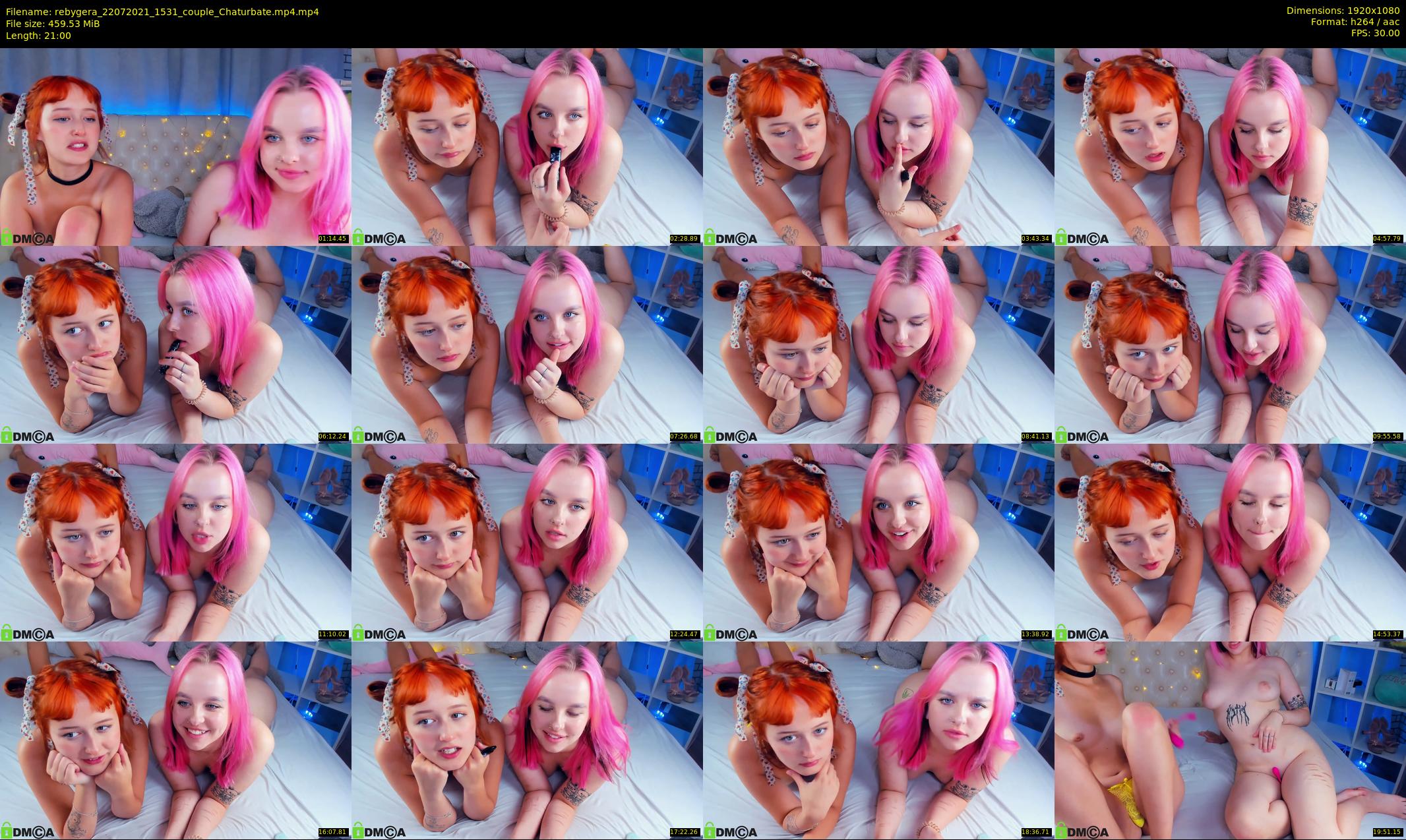 rebygera — 21 minute Chaturbate couple cam show recording, 1080p, Jul 22, 2021
