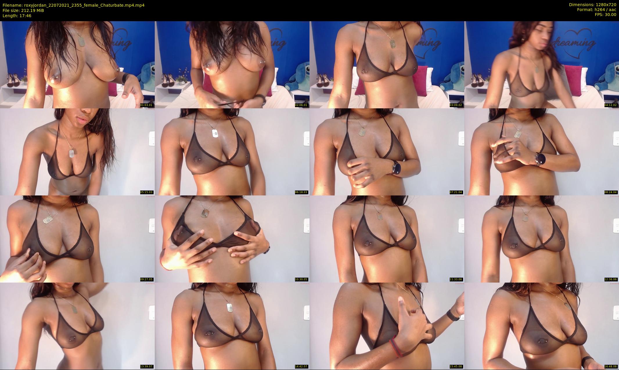 roxyjordan — 18 minute Chaturbate female cam show recording, 720p, Jul 22, 2021