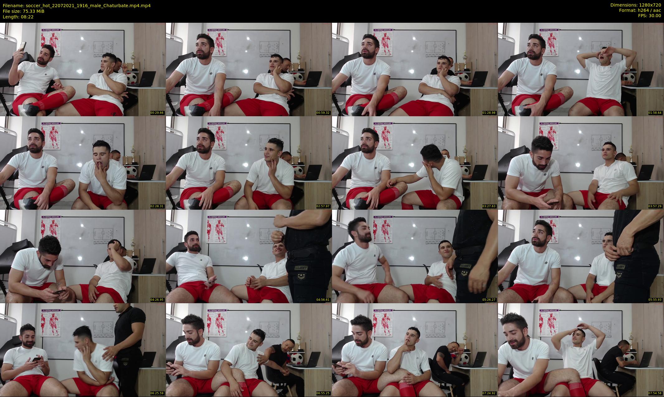 soccer_hot — 9 minute Chaturbate male cam show recording, 720p, Jul 22, 2021