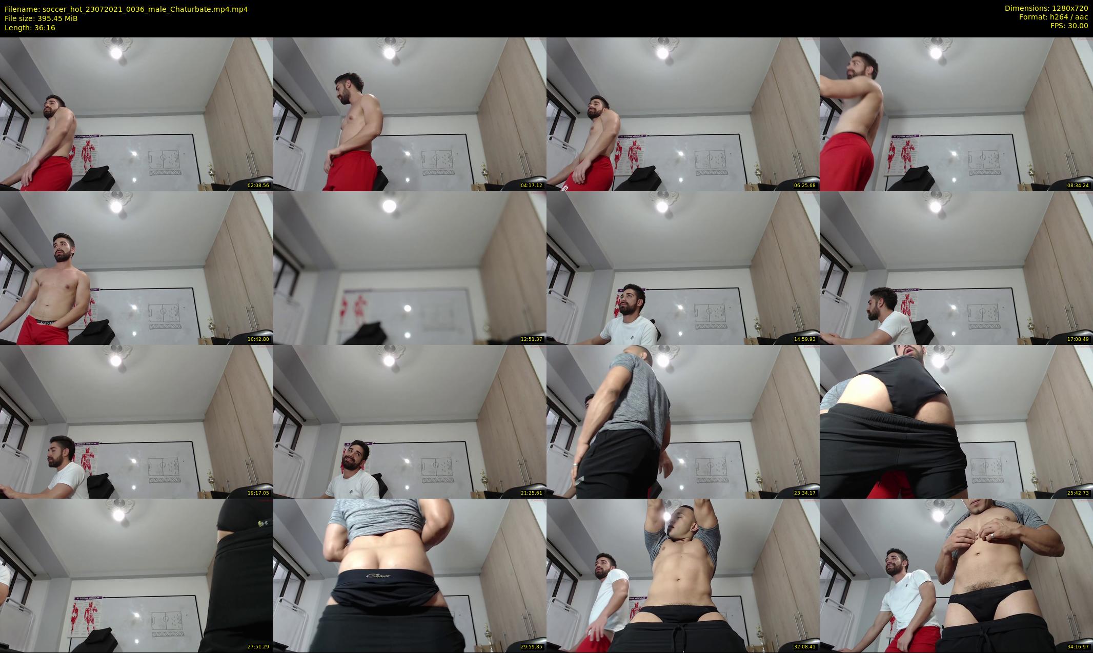 soccer_hot — 37 minute Chaturbate male cam show recording, 720p, Jul 23, 2021