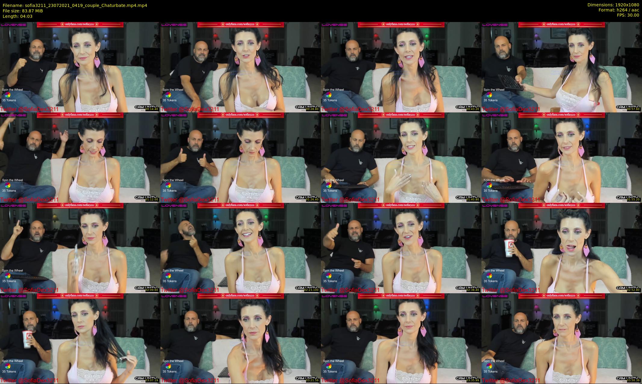sofia3211 — 5 minute Chaturbate couple cam show recording, 1080p, Jul 23, 2021