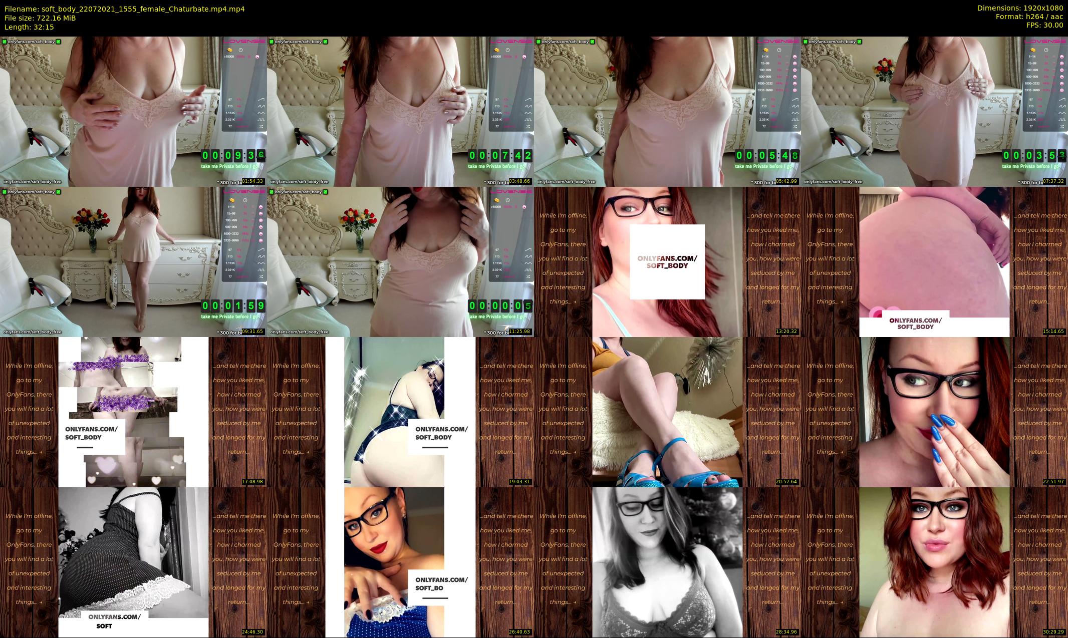 soft_body — 33 minute Chaturbate female cam show recording, 1080p, Jul 22, 2021