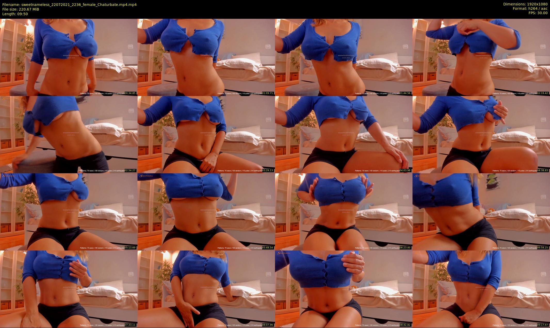 sweetnameless — 10 minute Chaturbate couple cam show recording, 1080p, Jul 22, 2021