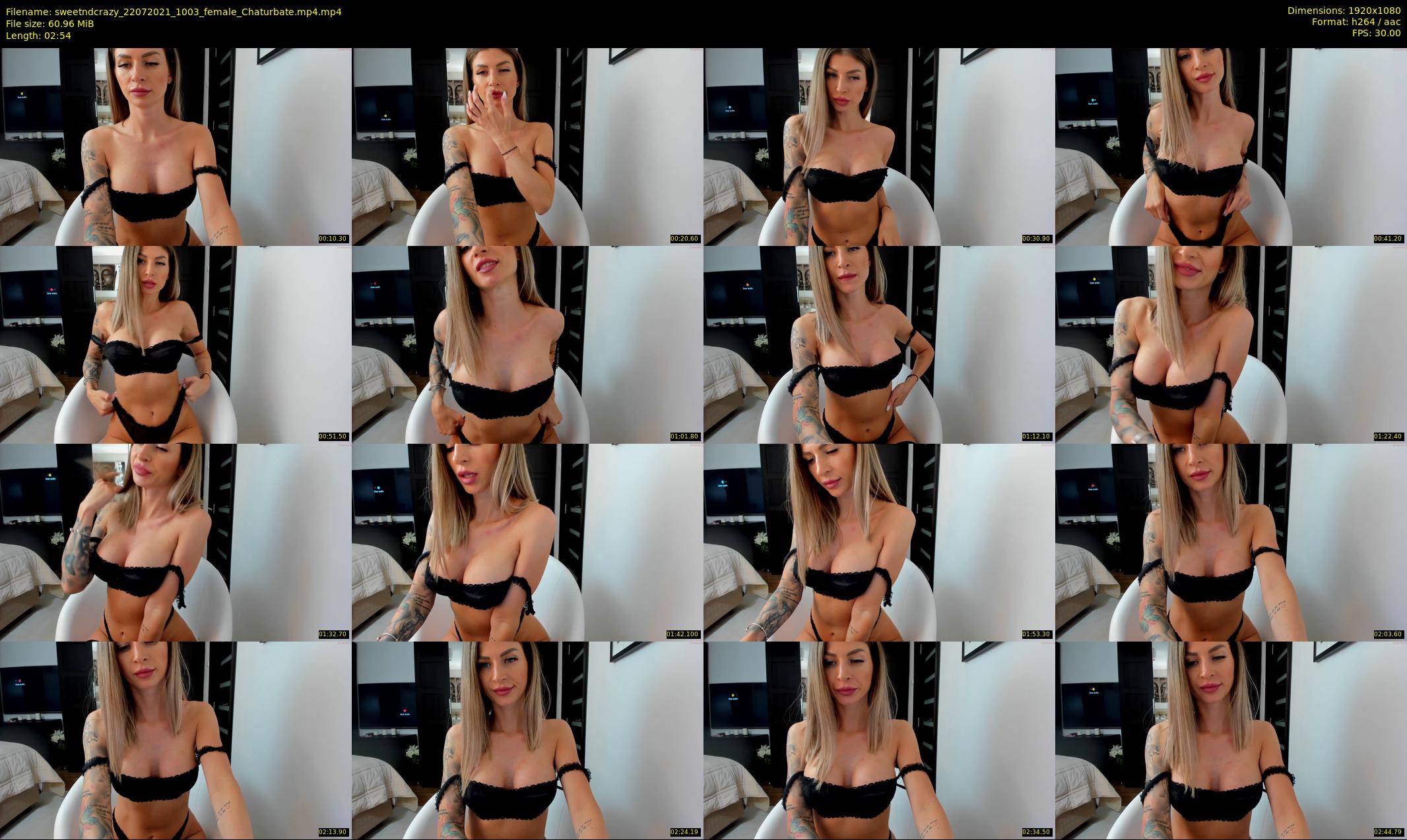 sweetndcrazy — 3 minute Chaturbate female cam show recording, 1080p, Jul 22, 2021