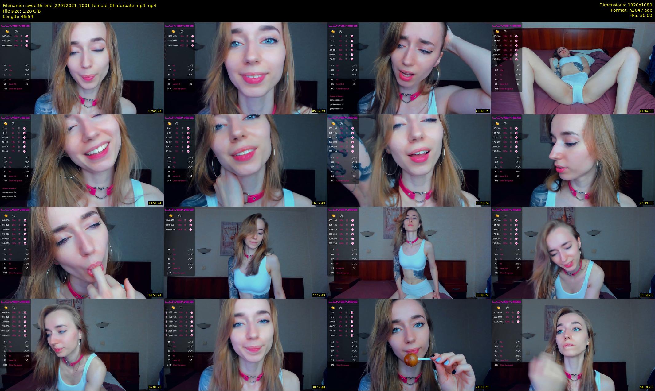 sweetthrone — 47 minute Chaturbate couple cam show recording, 1080p, Jul 22, 2021