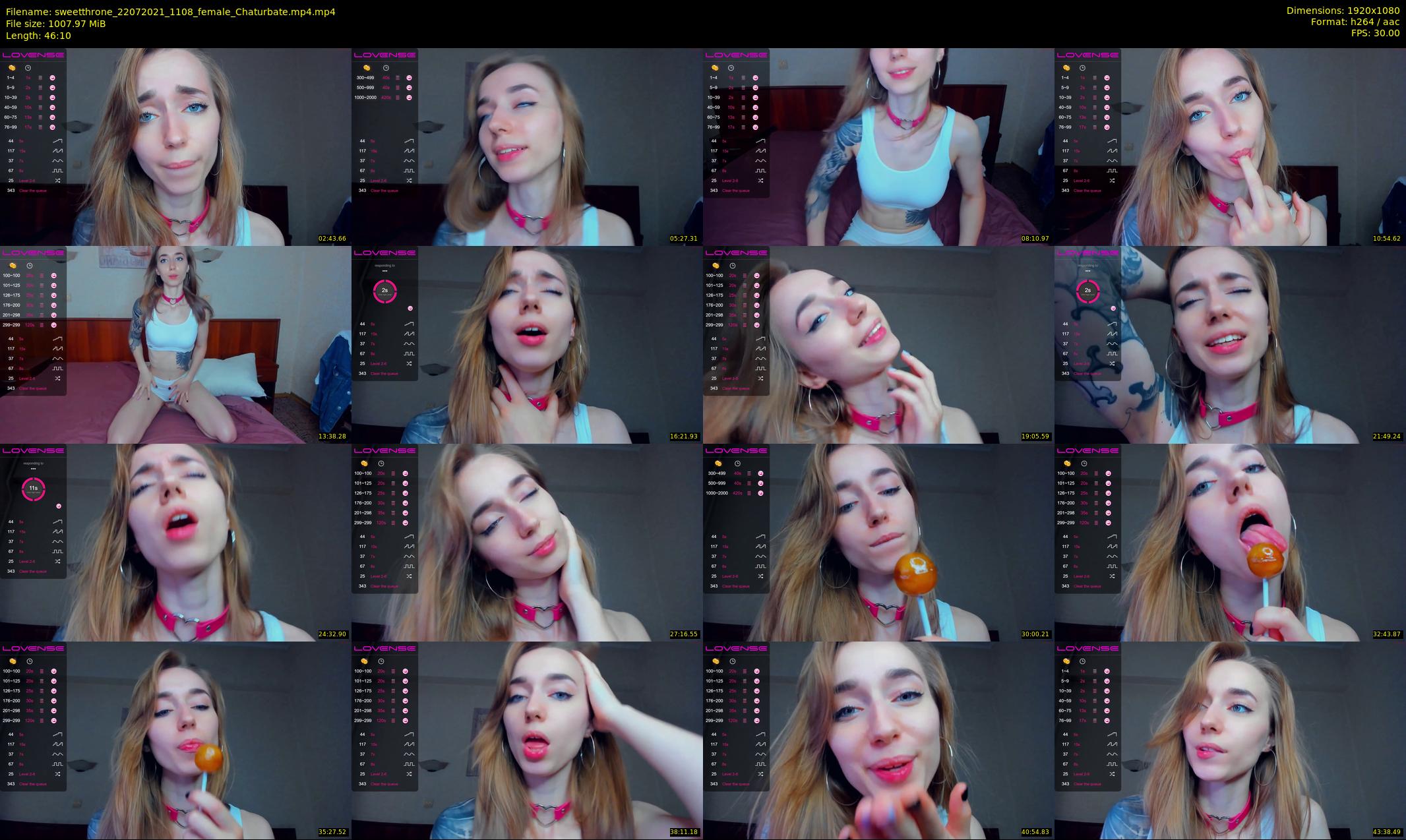 sweetthrone — 47 minute Chaturbate couple cam show recording, 1080p, Jul 22, 2021