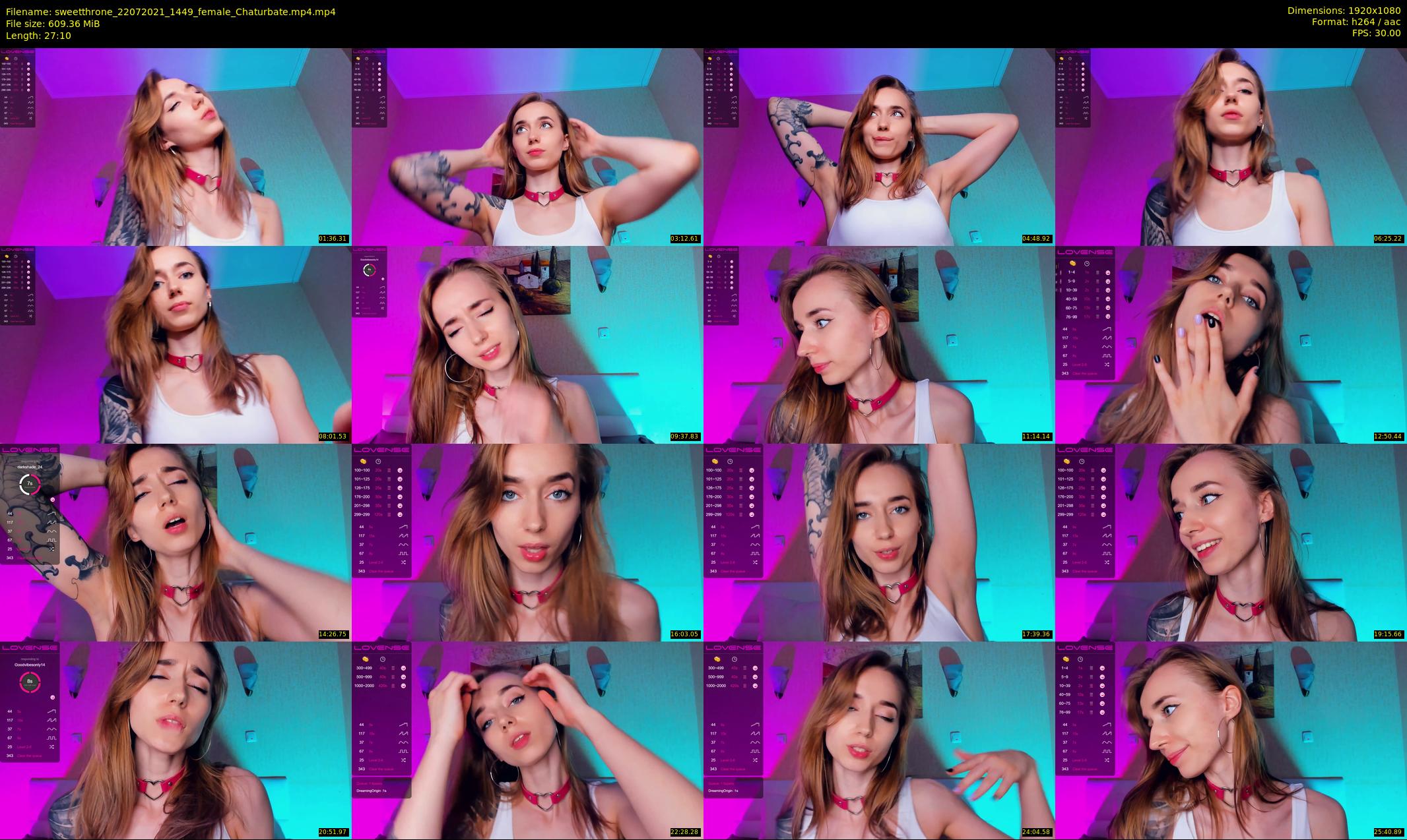 sweetthrone — 28 minute Chaturbate couple cam show recording, 1080p, Jul 22, 2021