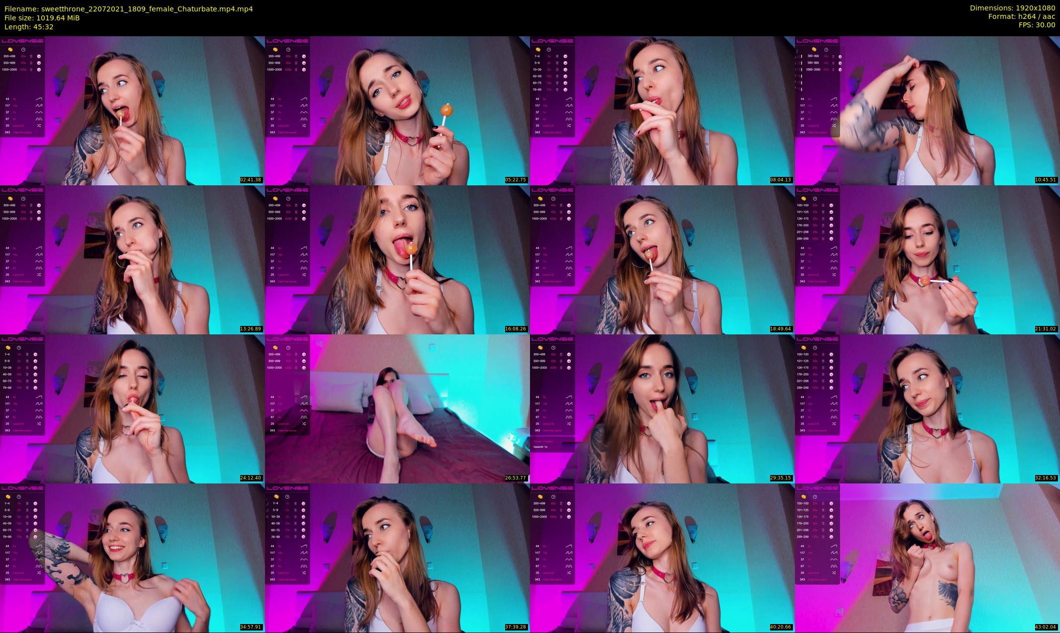 sweetthrone — 46 minute Chaturbate couple cam show recording, 1080p, Jul 22, 2021