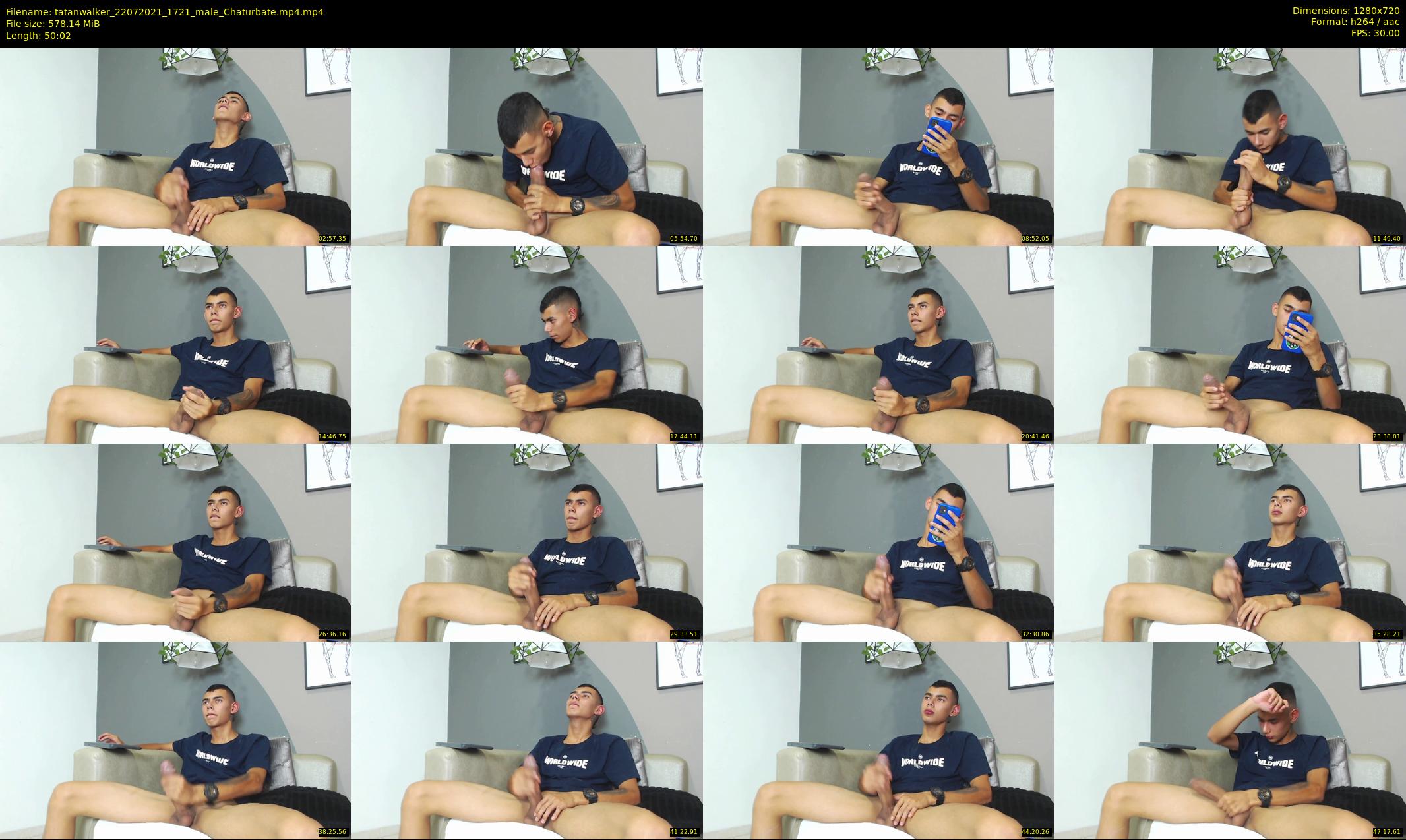 tatanwalker — 51 minute Chaturbate male cam show recording, 720p, Jul 22, 2021