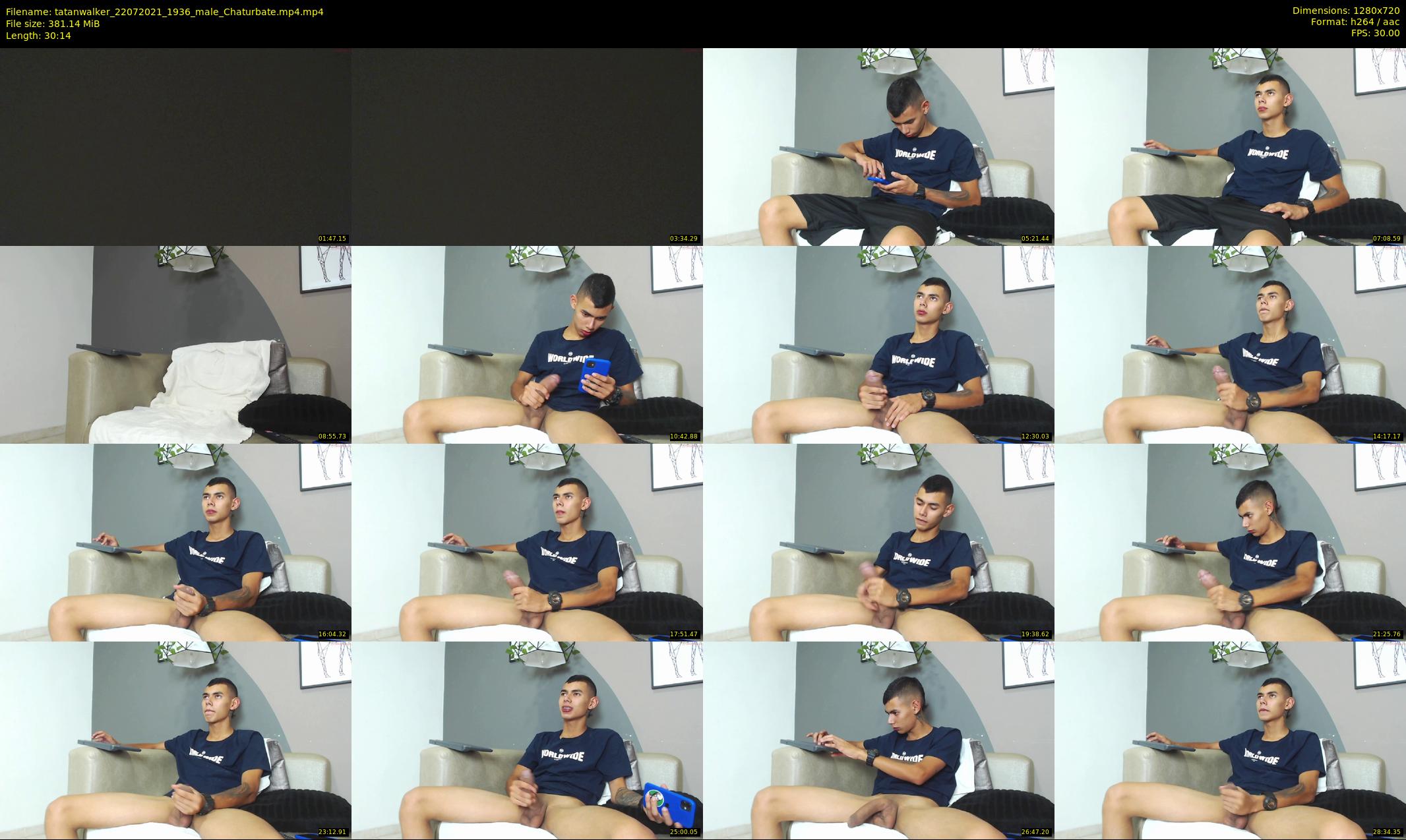 tatanwalker — 31 minute Chaturbate male cam show recording, 720p, Jul 22, 2021