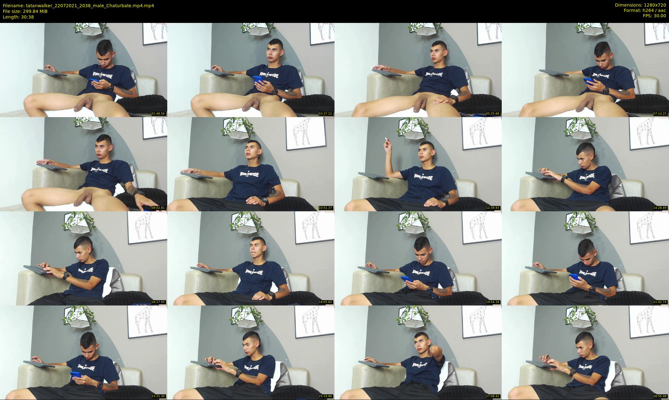 tatanwalker — 31 minute Chaturbate male cam show recording, 720p, Jul 22, 2021