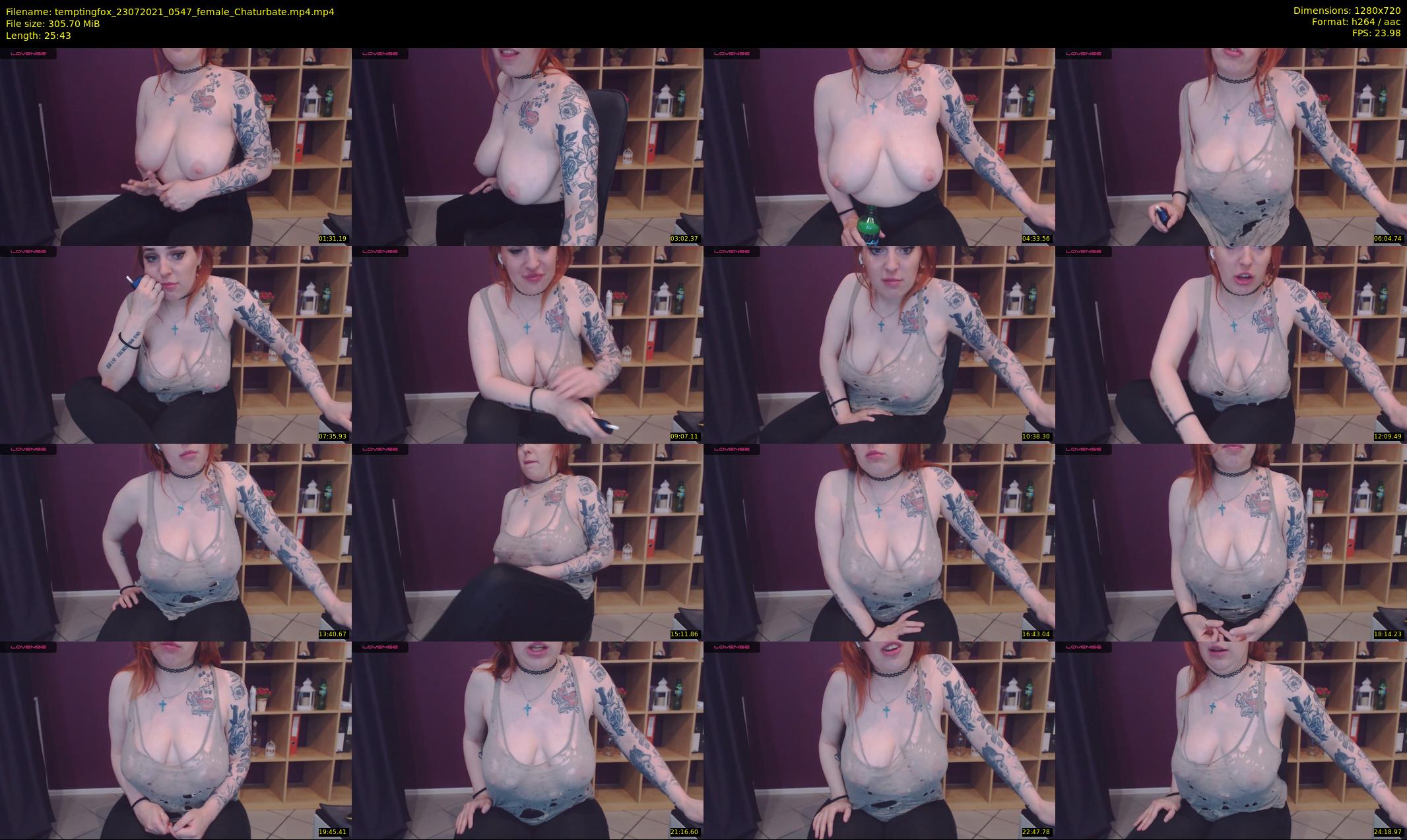 temptingfox — 26 minute Chaturbate female cam show recording, 720p, Jul 23, 2021