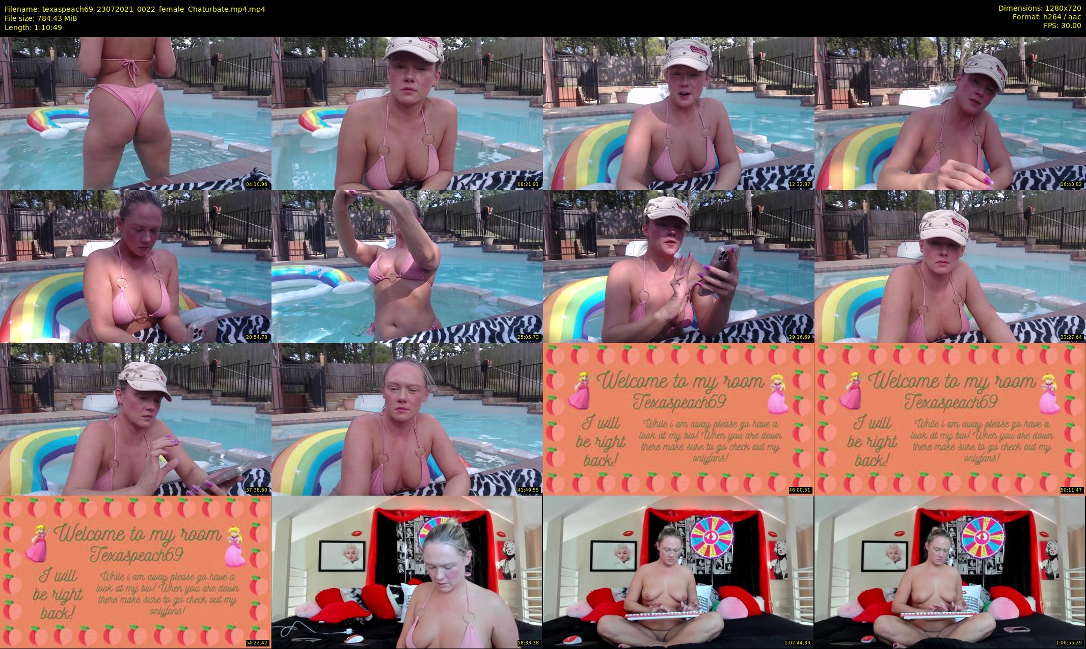 texaspeach69 — 71 minute Chaturbate female cam show recording, 720p, Jul 23, 2021