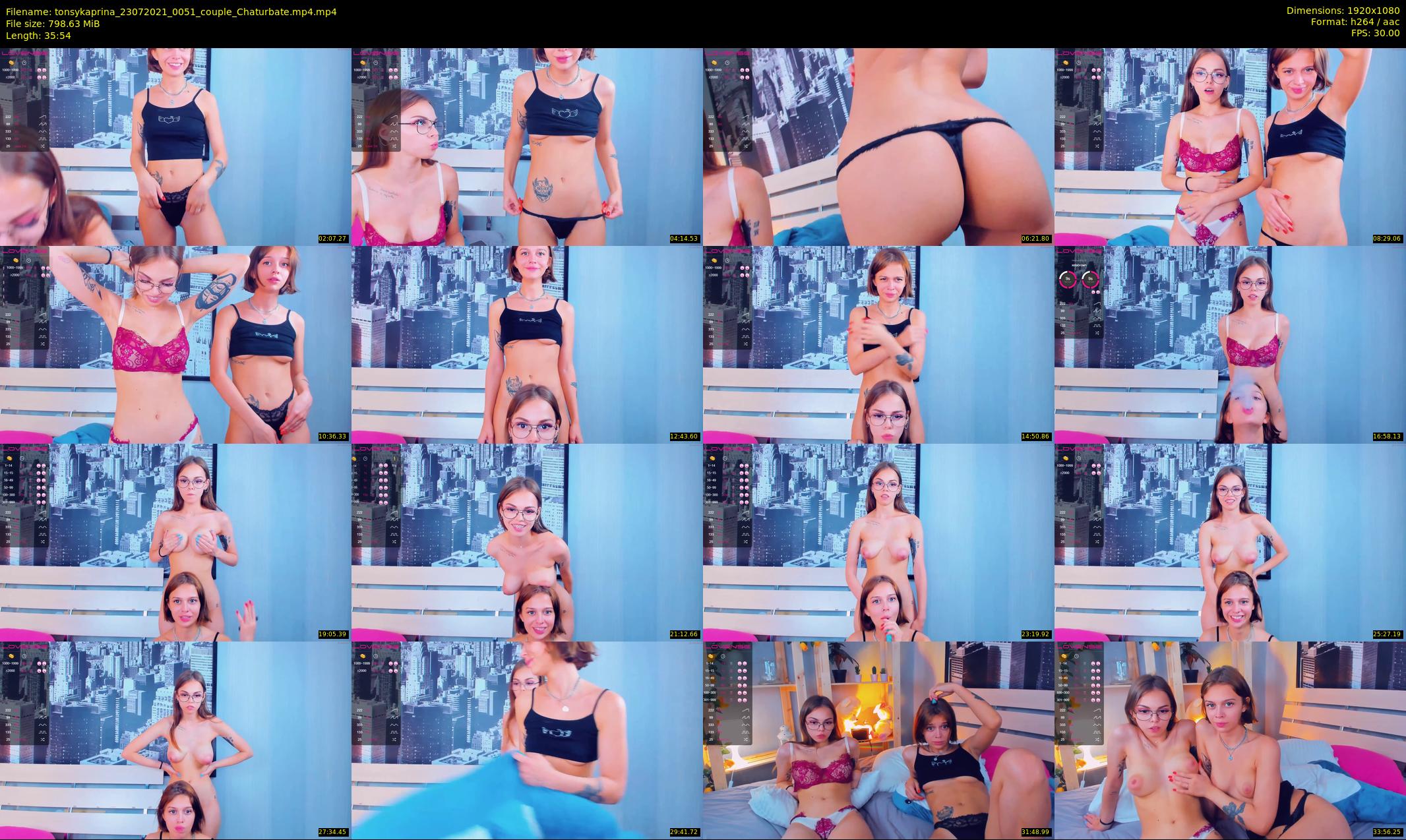 tonsykaprina — 36 minute Chaturbate couple cam show recording, 1080p, Jul 23, 2021