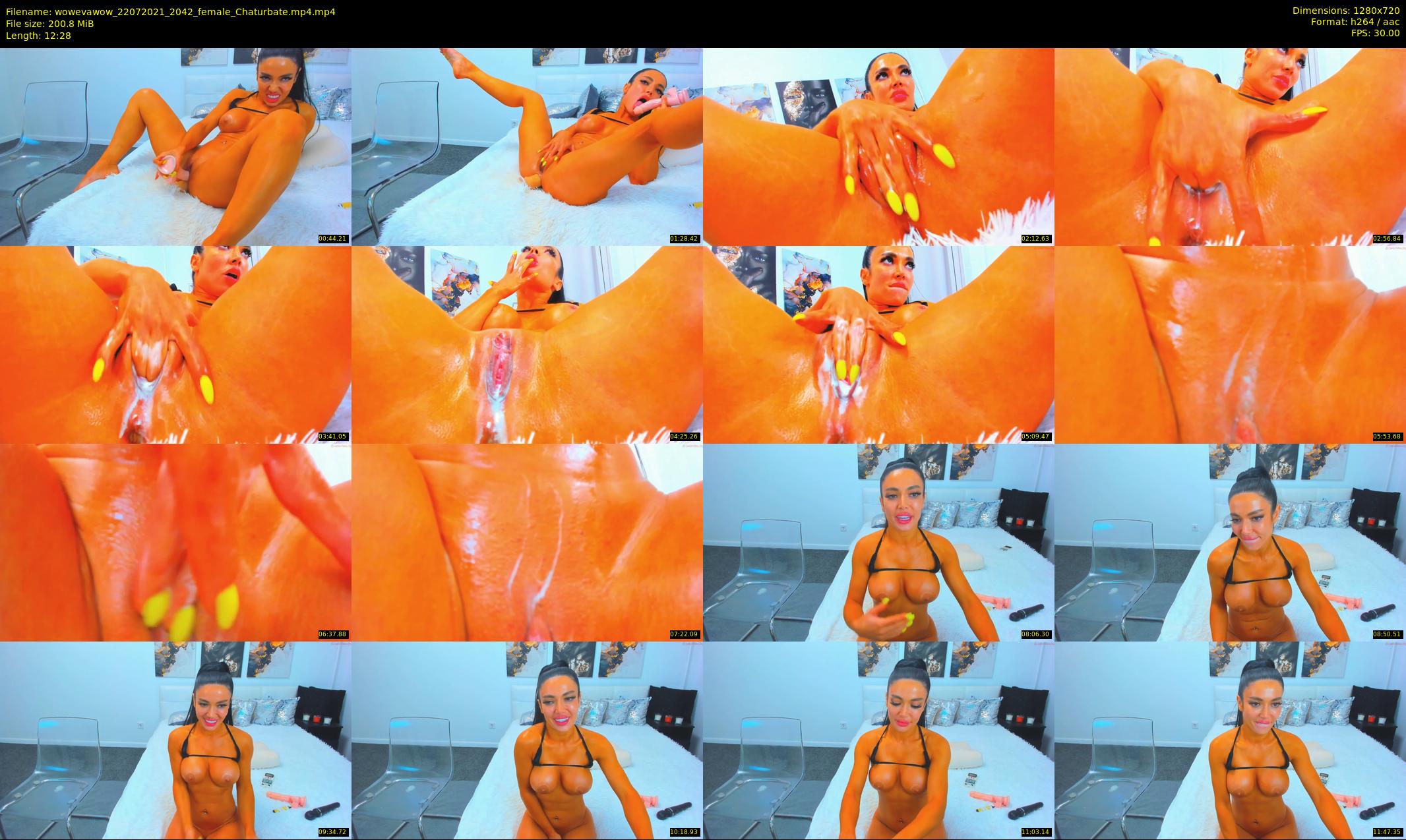 wowevawow — 13 minute Chaturbate female cam show recording, 720p, Jul 22, 2021