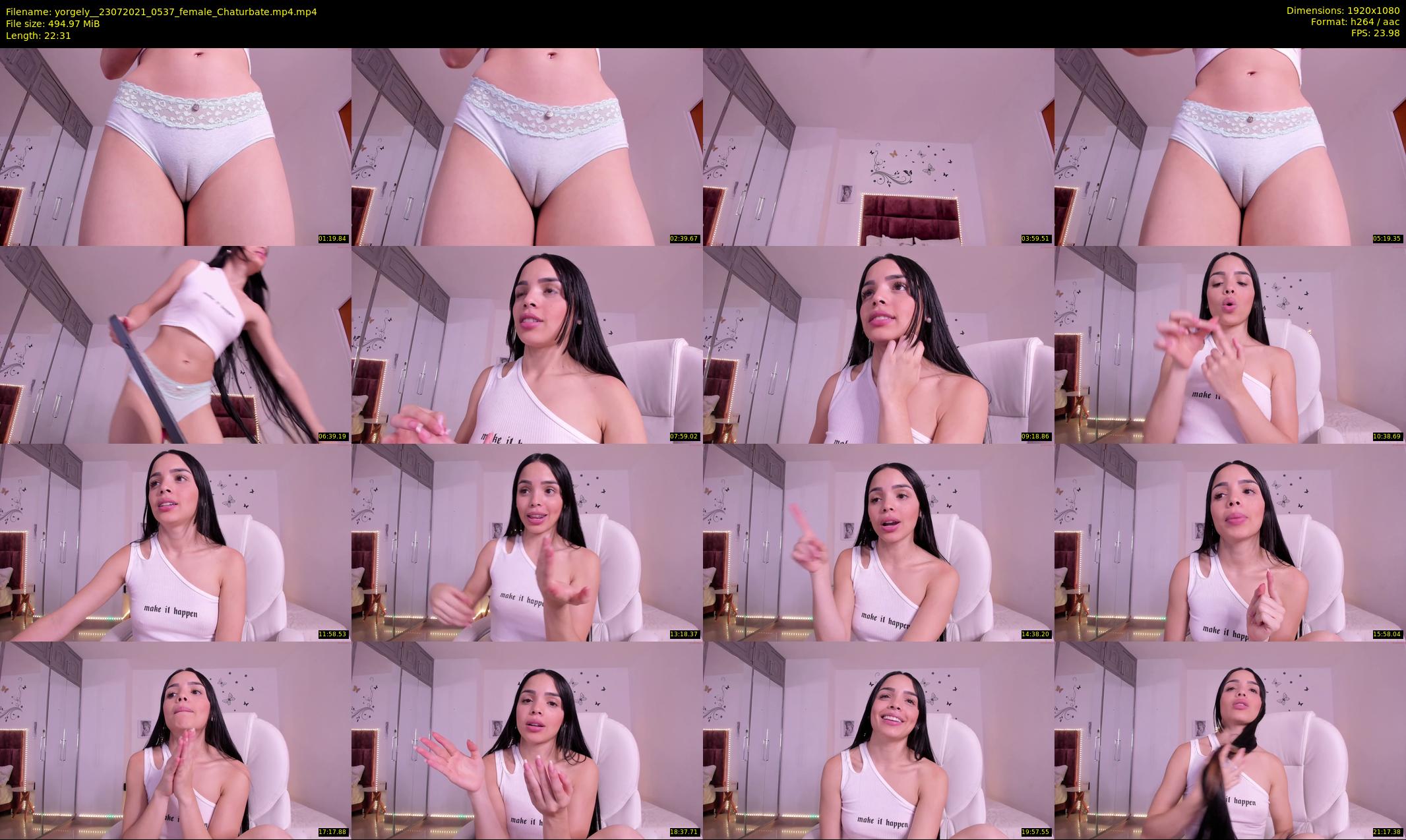 yorgely_ — 23 minute Chaturbate female cam show recording, 1080p, Jul 23, 2021