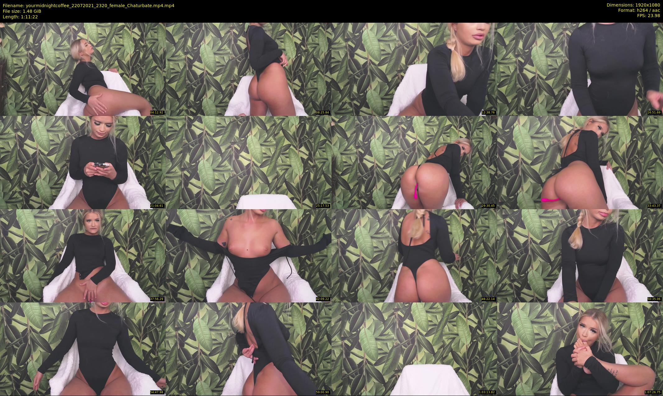 yourmidnightcoffee — 72 minute Chaturbate female cam show recording, 1080p, Jul 22, 2021