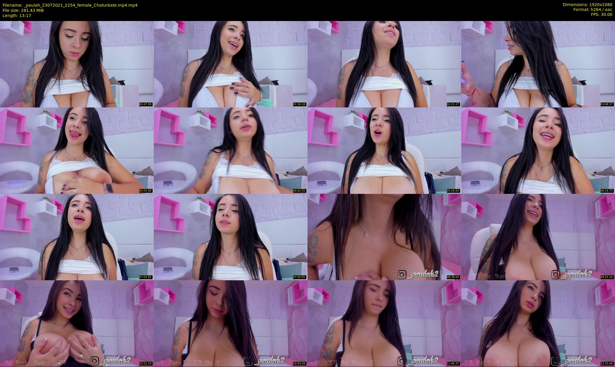 _paulah — 14 minute Chaturbate female cam show recording, 1080p, Jul 23, 2021