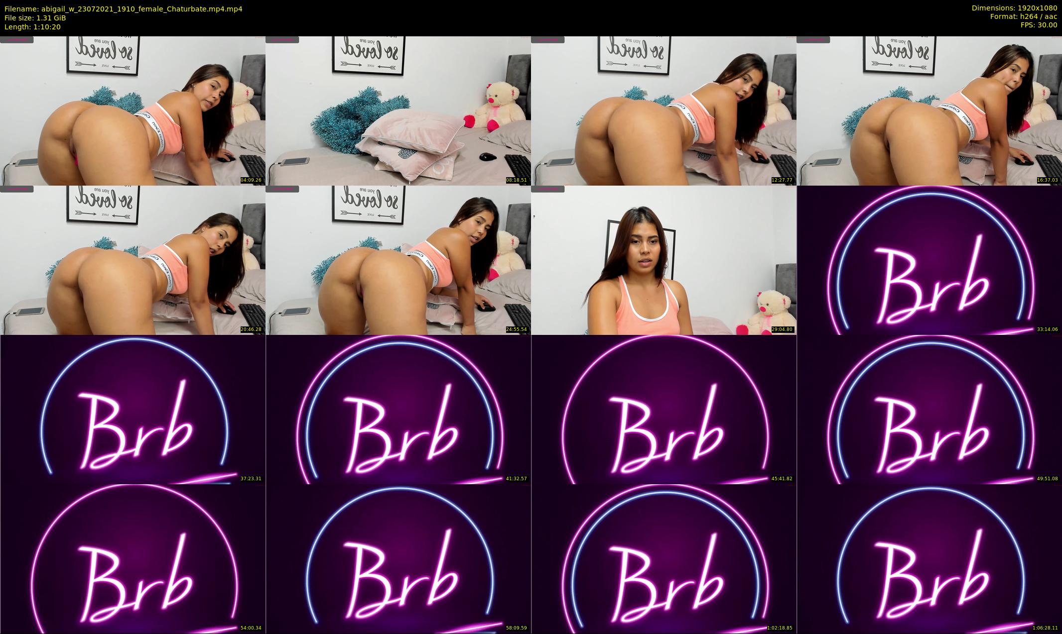 abigail_w — 71 minute Chaturbate female cam show recording, 1080p, Jul 23, 2021