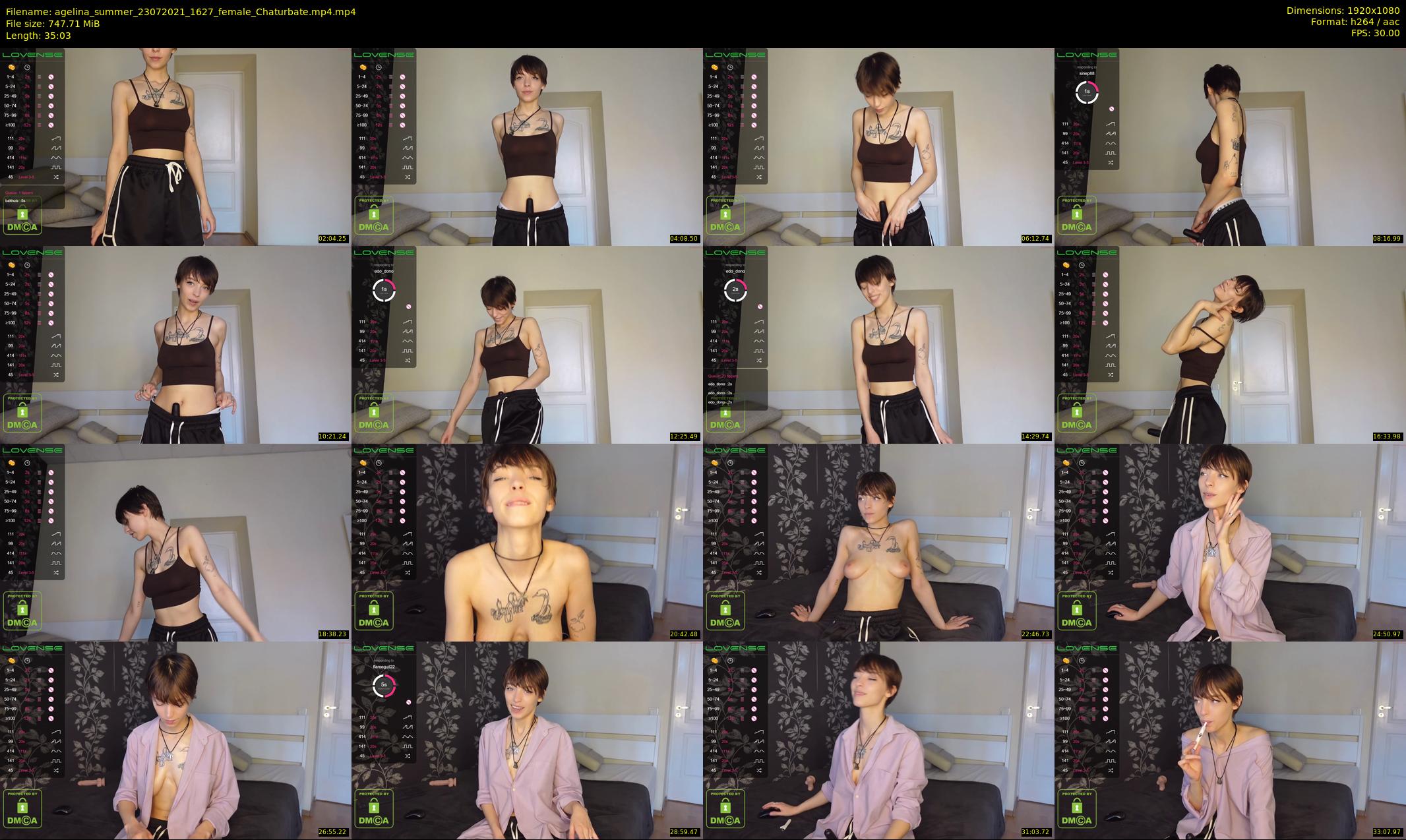 agelina_summer — 36 minute Chaturbate female cam show recording, 1080p, Jul 23, 2021