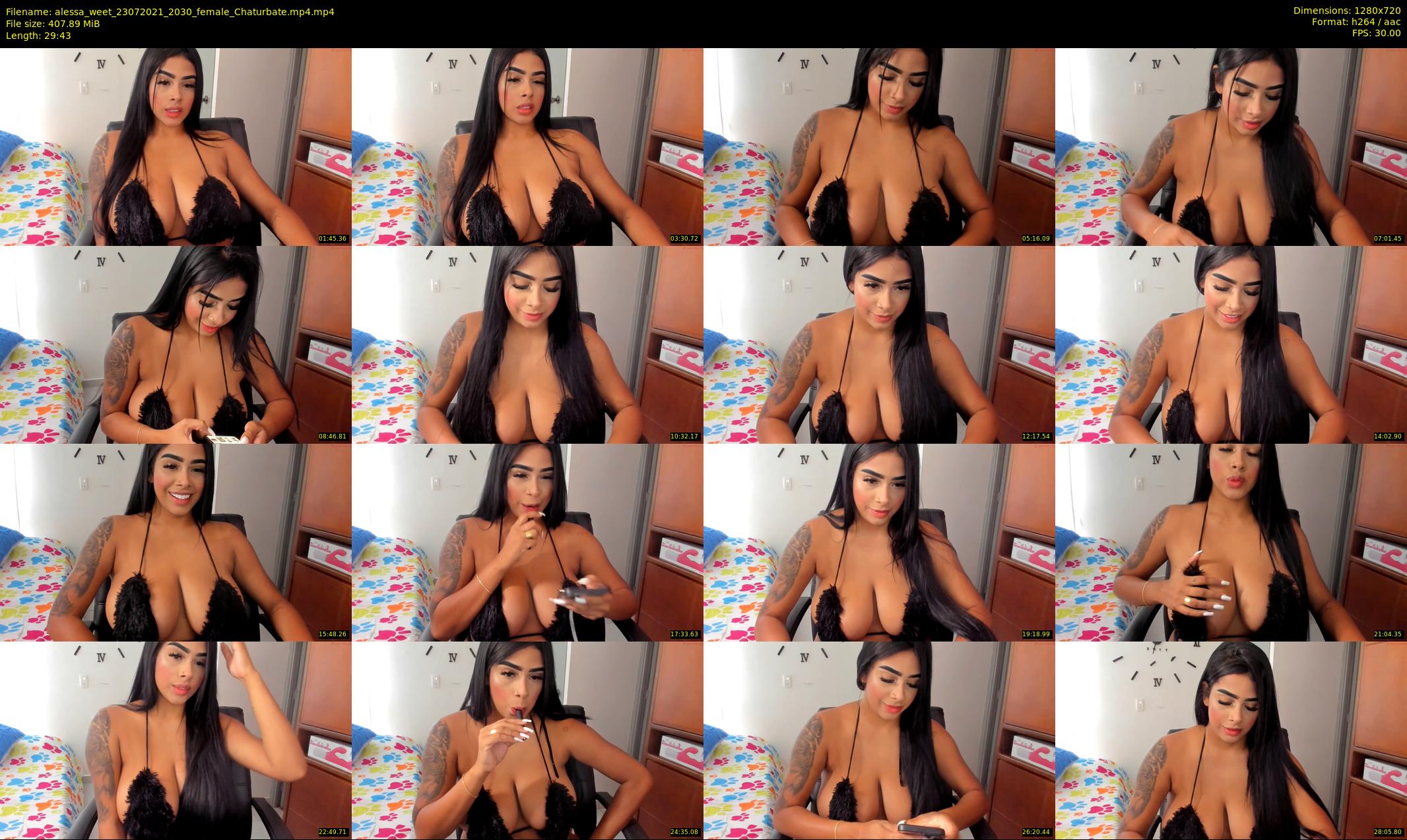 alessa_weet — 30 minute Chaturbate female cam show recording, 720p, Jul 23, 2021