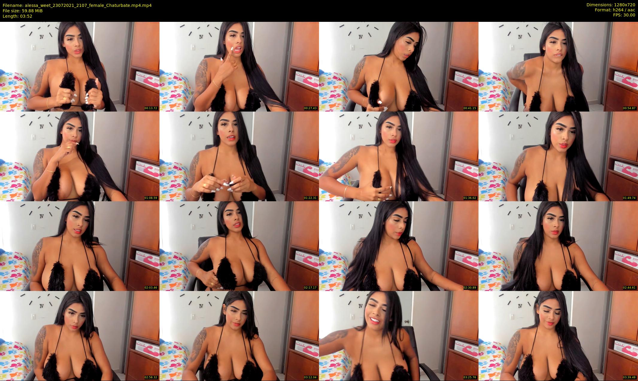 alessa_weet — 4 minute Chaturbate female cam show recording, 720p, Jul 23, 2021