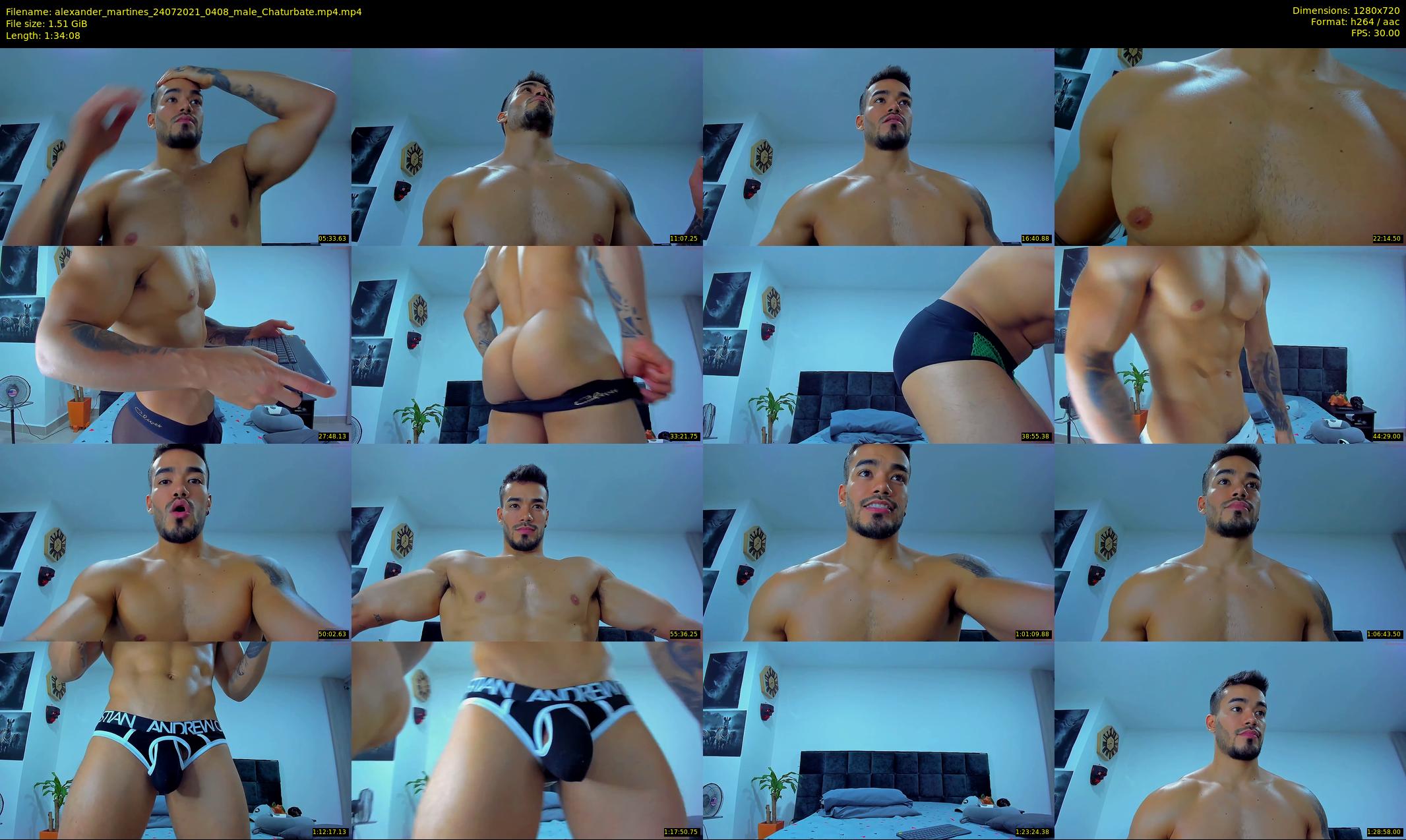 alexander_martines — 95 minute Chaturbate male cam show recording, 720p, Jul 24, 2021