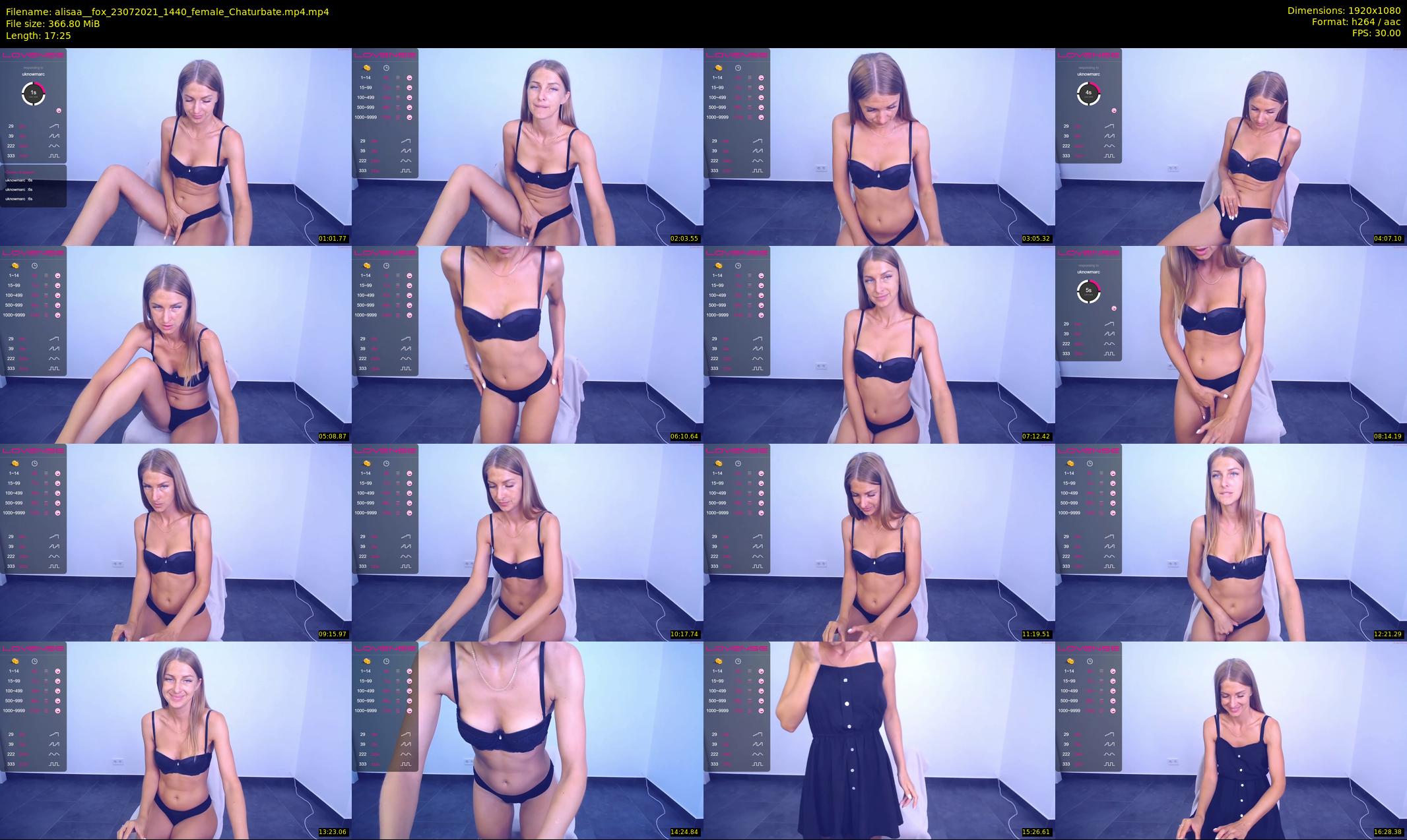 alisaa__fox — 18 minute Chaturbate female cam show recording, 1080p, Jul 23, 2021