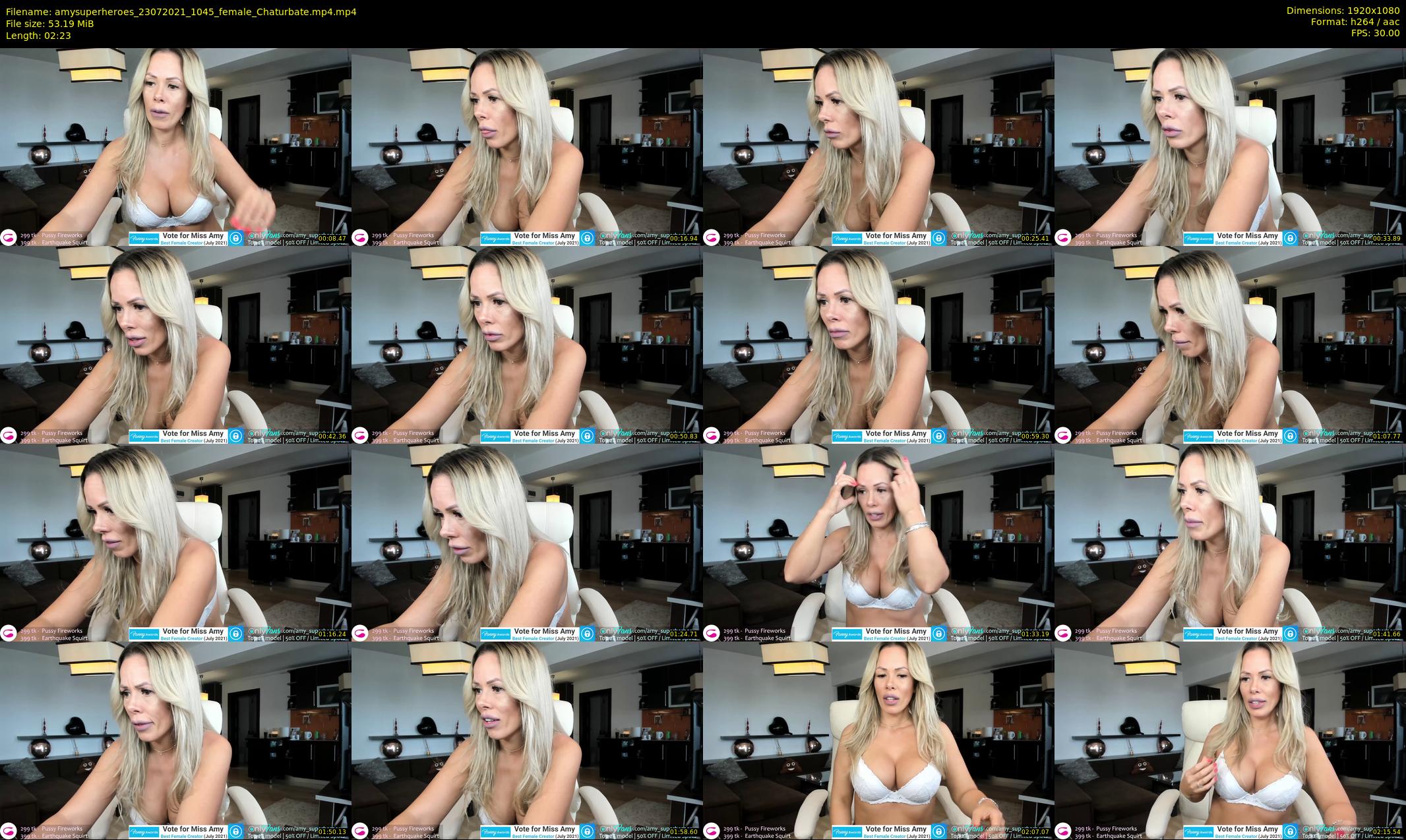 amysuperheroes — 3 minute Chaturbate female cam show recording, 1080p, Jul 23, 2021