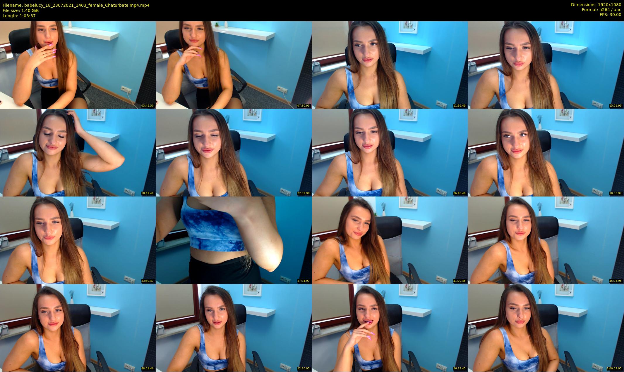 babelucy_18 — 64 minute Chaturbate female cam show recording, 1080p, Jul 23, 2021
