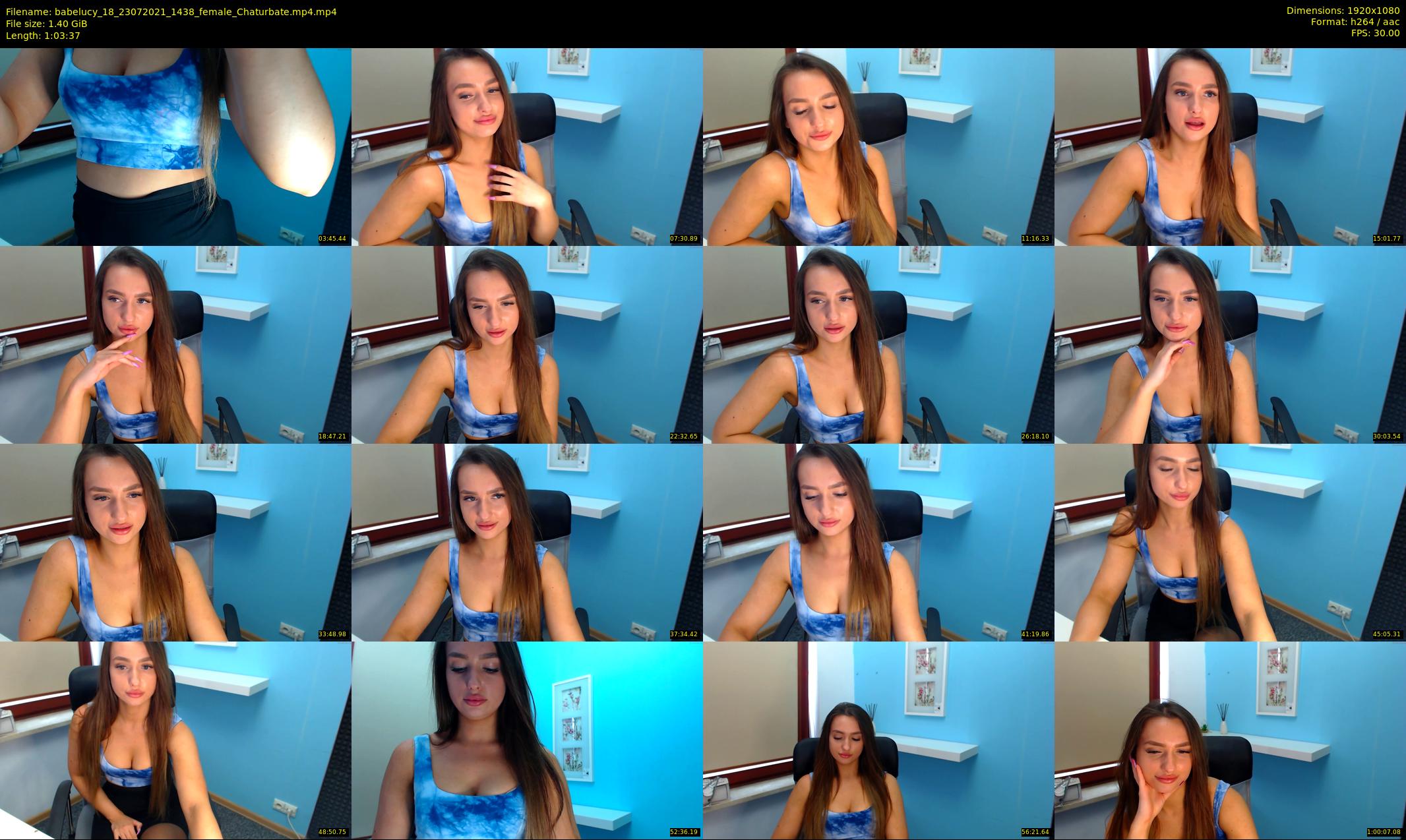 babelucy_18 — 64 minute Chaturbate female cam show recording, 1080p, Jul 23, 2021