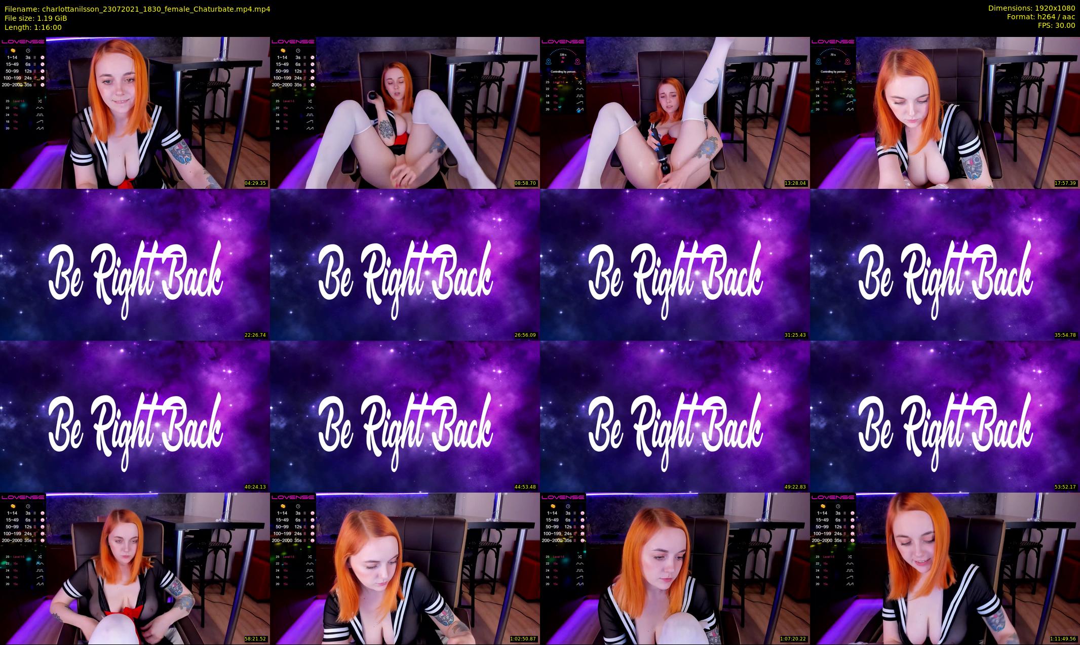 charlottanilsson — 76 minute Chaturbate female cam show recording, 1080p, Jul 23, 2021