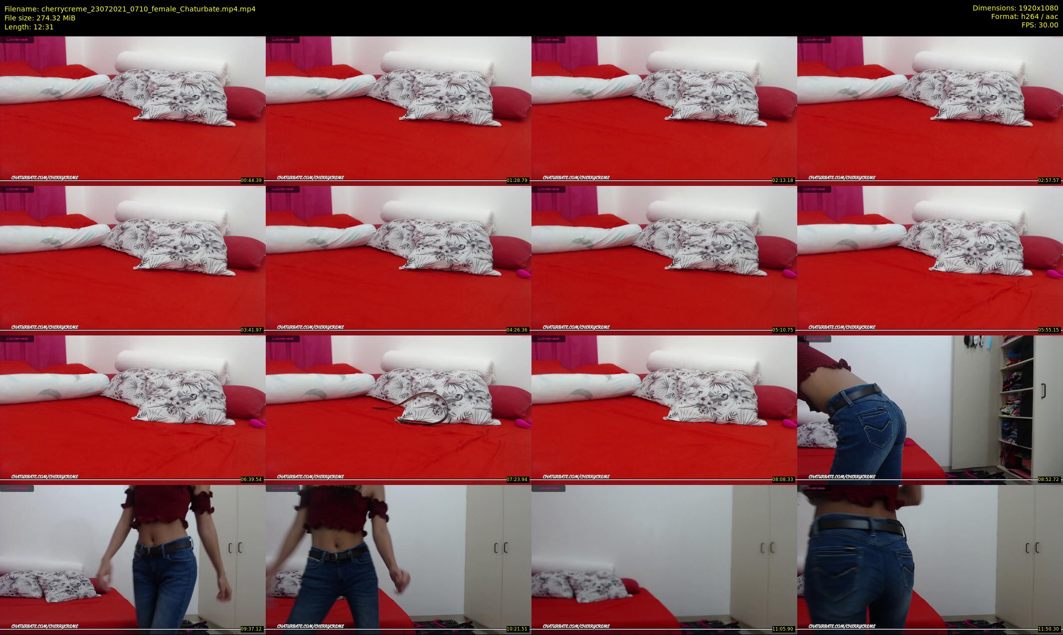 cherrycreme — 13 minute Chaturbate female cam show recording, 1080p, Jul 23, 2021