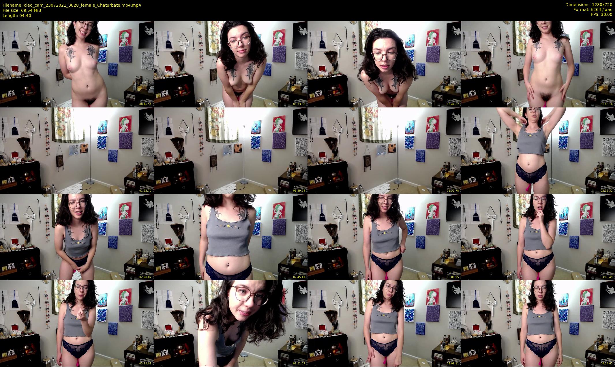 cleo_cam — 5 minute Chaturbate female cam show recording, 720p, Jul 23, 2021