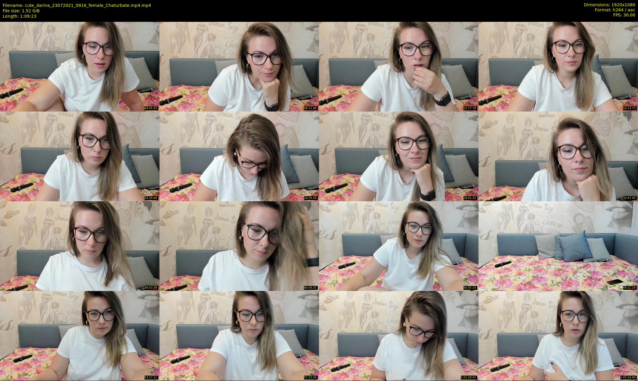 cute_darina — 70 minute Chaturbate female cam show recording, 1080p, Jul 23, 2021