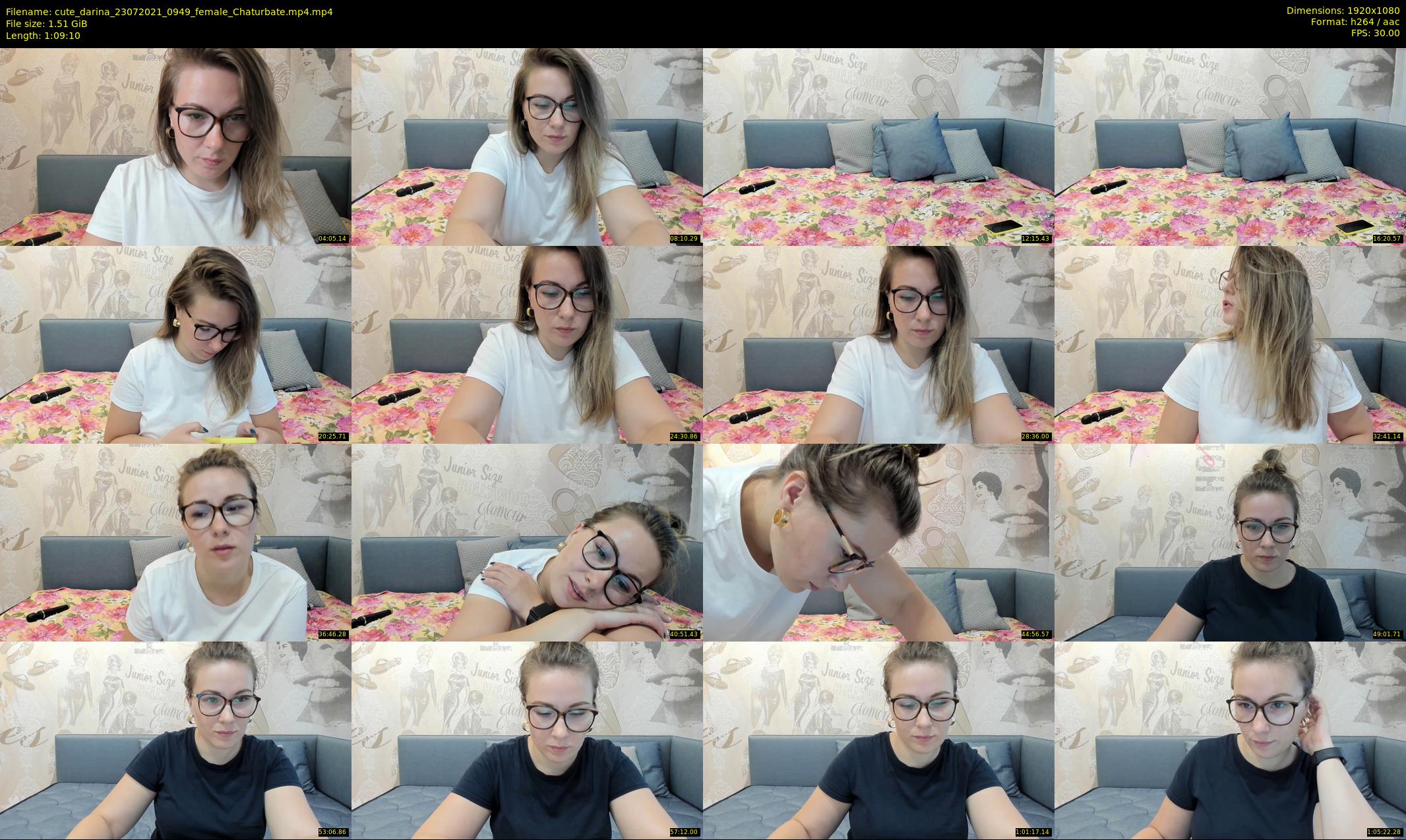 cute_darina — 70 minute Chaturbate female cam show recording, 1080p, Jul 23, 2021