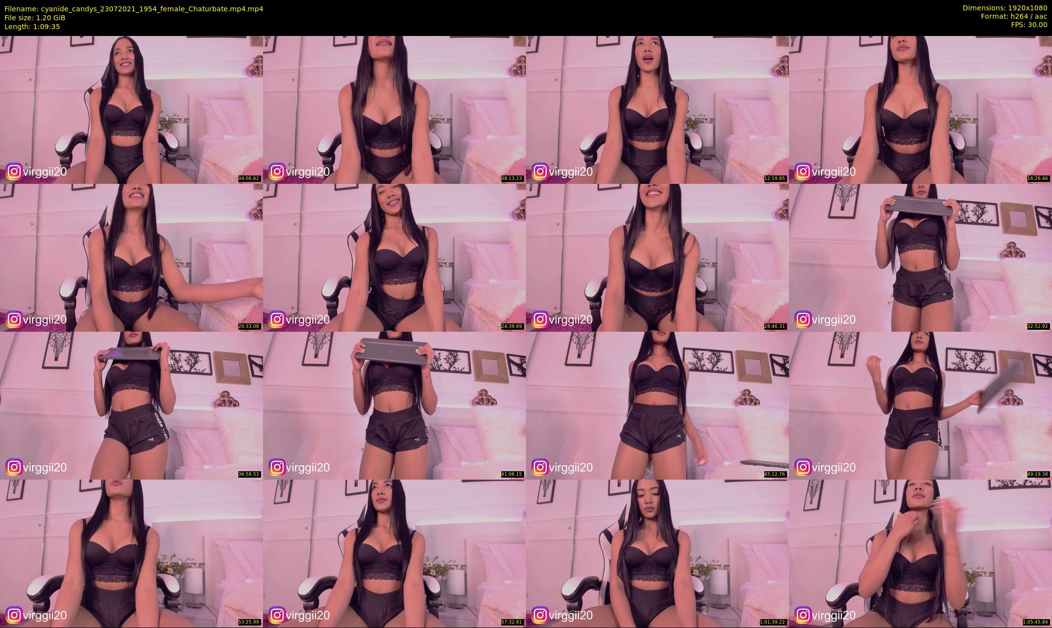 cyanide_candys — 70 minute Chaturbate female cam show recording, 1080p, Jul 23, 2021