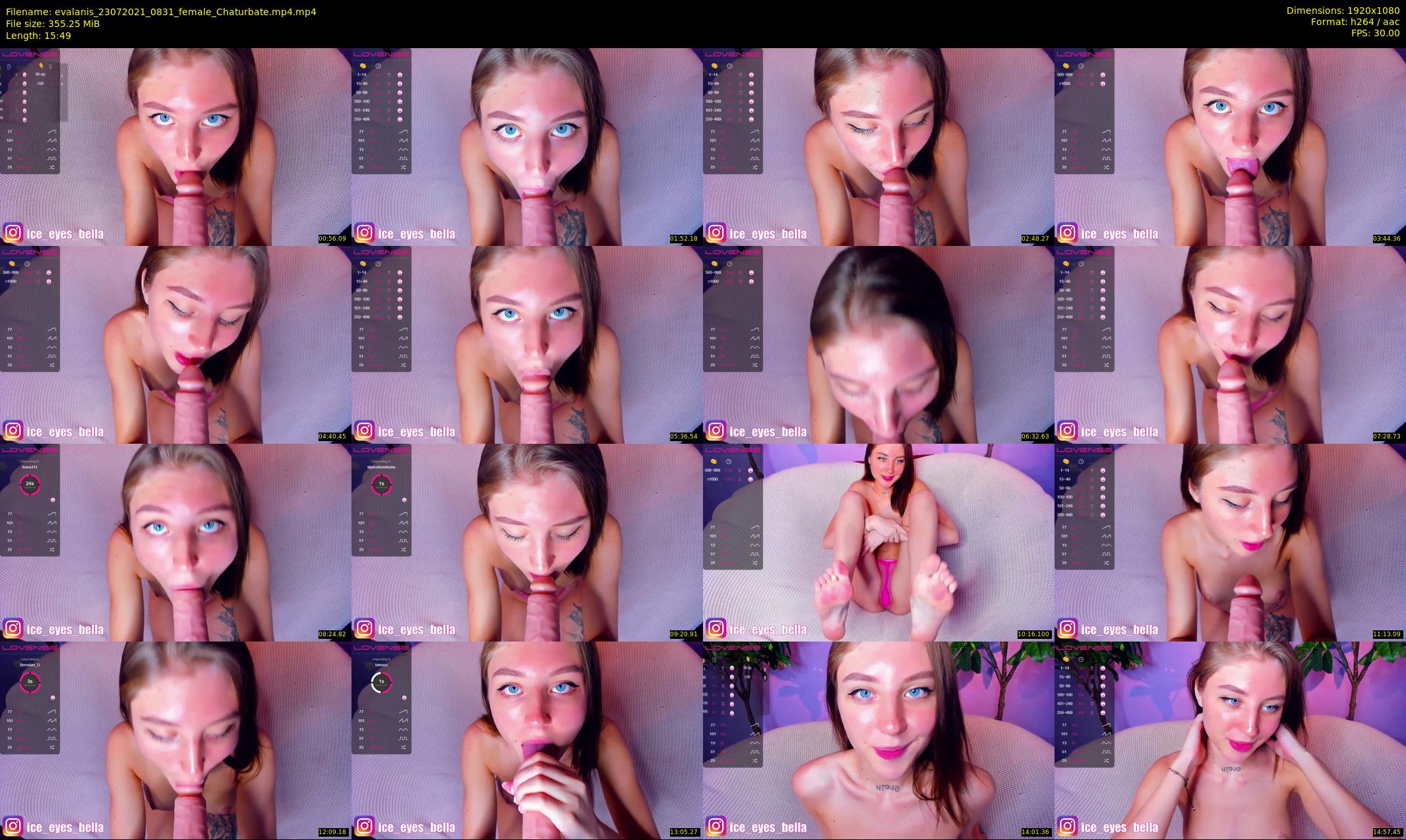 evalanis — 16 minute Chaturbate couple cam show recording, 1080p, Jul 23, 2021